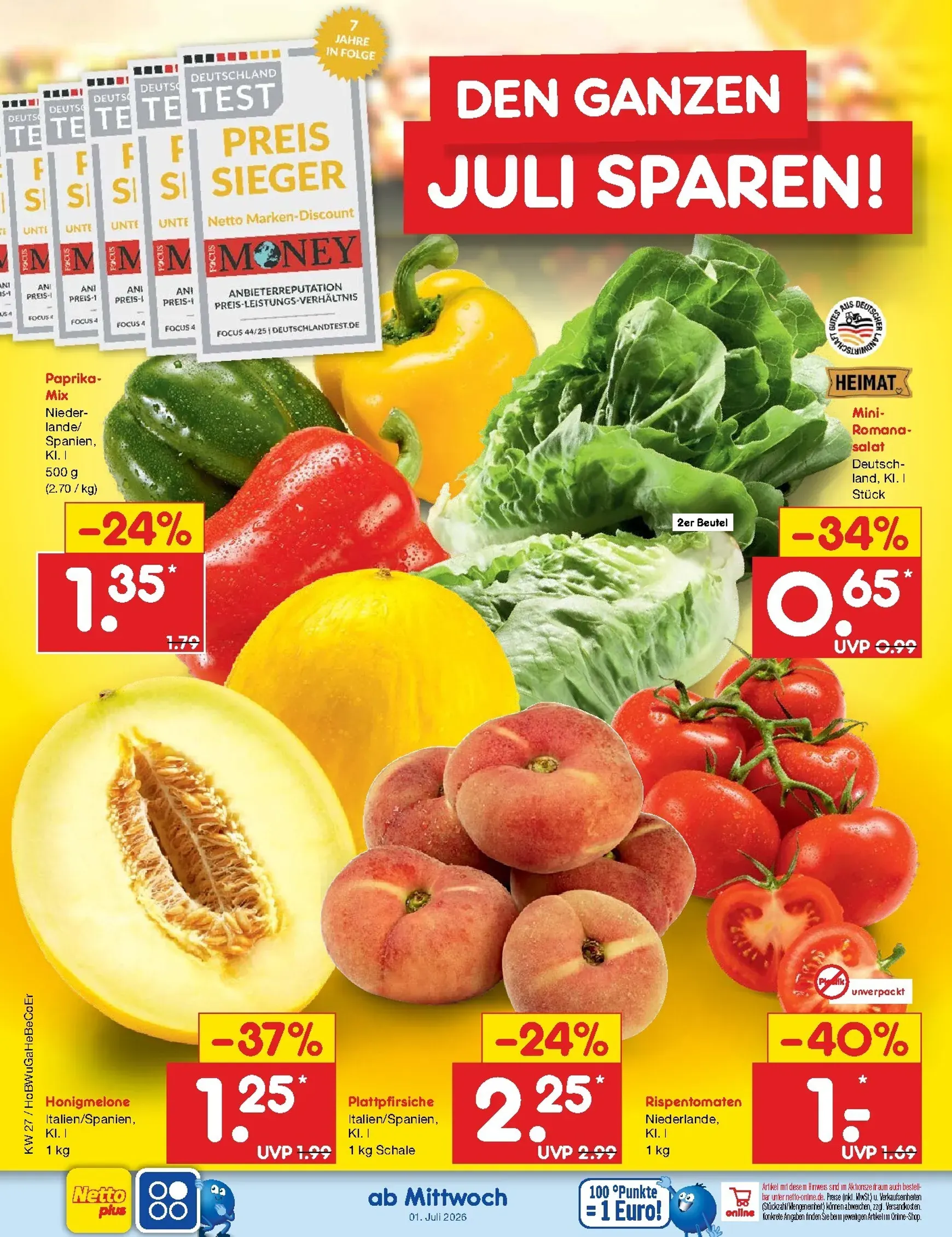 Netto Marken Discount - Wochenangebote Prospekt – von Montag 29.06.2026 bis Samstag 04.07.2026 von 29. Juni bis 4. Juli 2026 - Prospekt seite 59