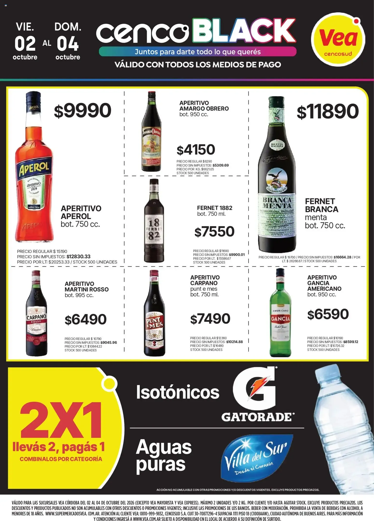 Ofertas de Vea - CENCOBLACK | Córdoba del 02/10/2026 - 04/10/2026 2 de octubre al 4 de octubre 2026 - Página 9 del catálogo