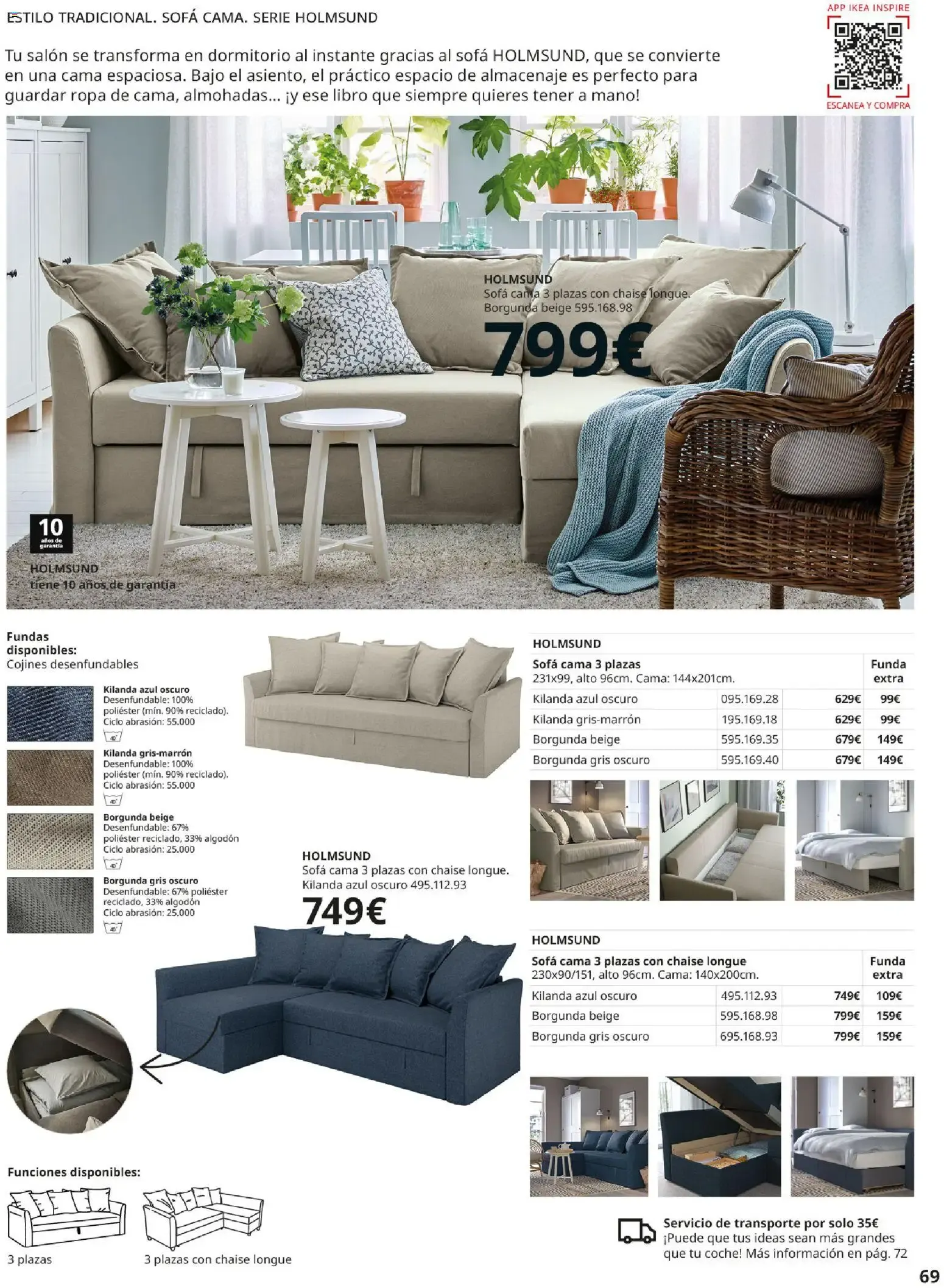 Catálogo de Guía de Compra Sofás IKEA 7 de mayo al 31 de agosto 2026 - Página 69