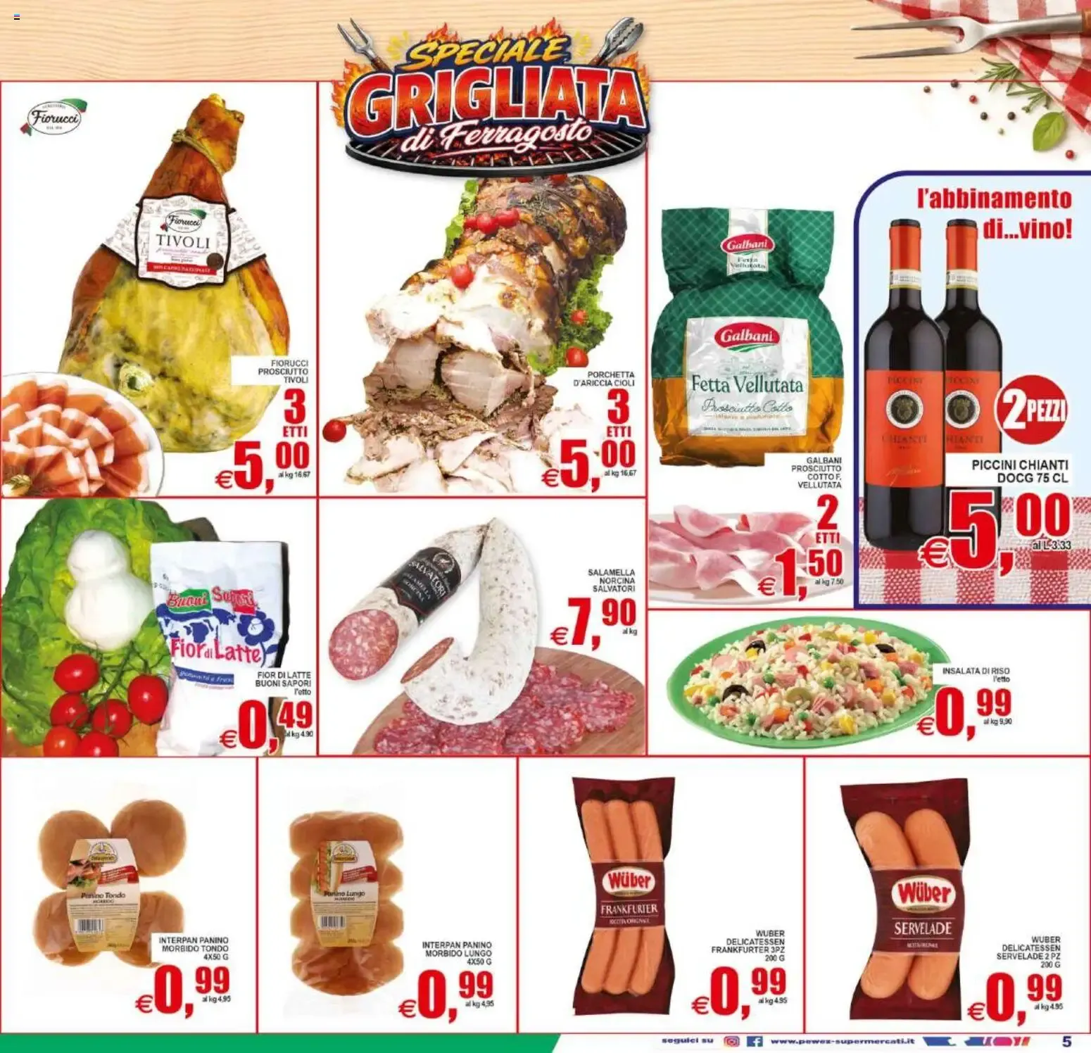Pewex: Speciale Grigliata di Ferragosto da 12 agosto a 20 agosto di 2026 - Pagina del volantino 5