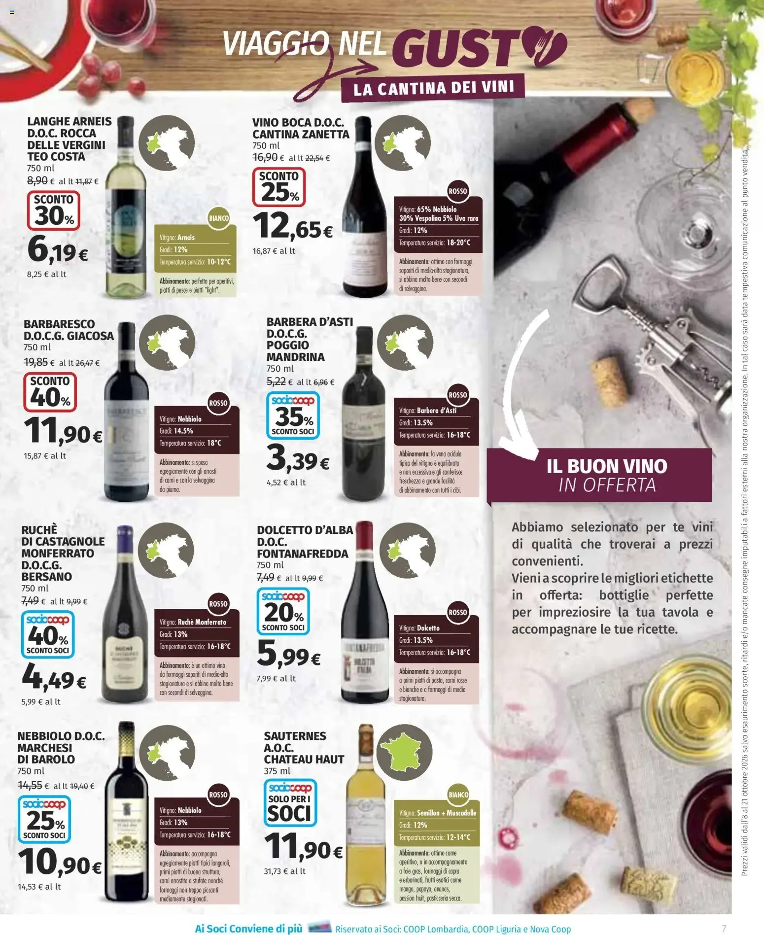 Ipercoop - Viaggio nel Gusto da 8 ottobre a 21 ottobre di 2026 - Pagina del volantino 7