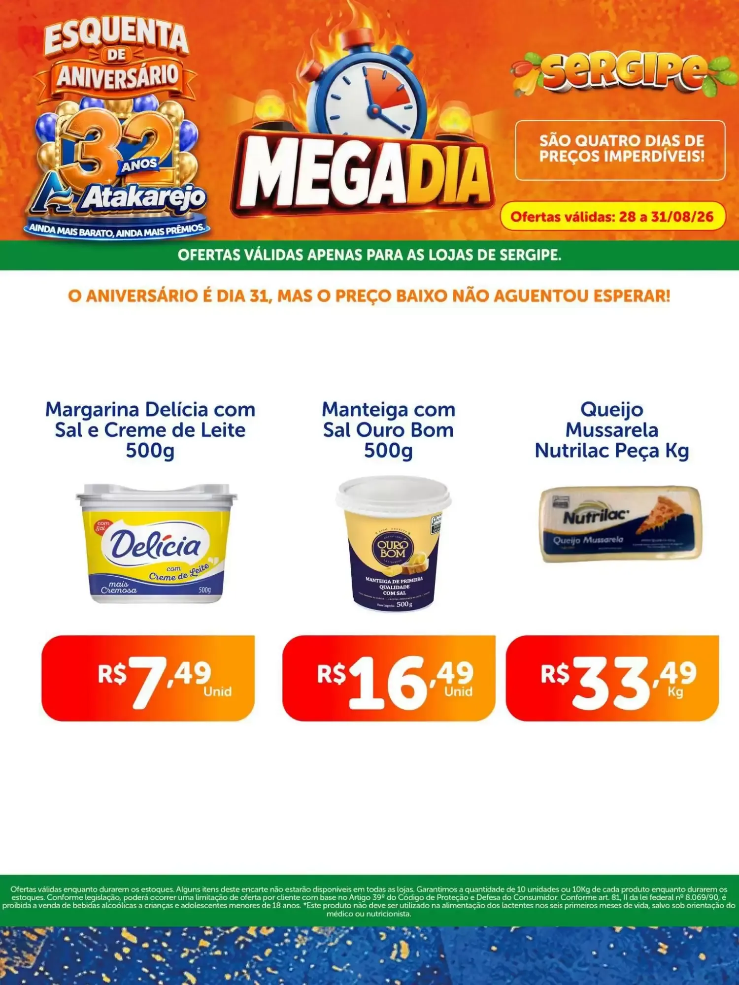 Encarte de MEGADIA Atakarejo Sergipe 28 de agosto até 31 de agosto 2026 - Pagina 6