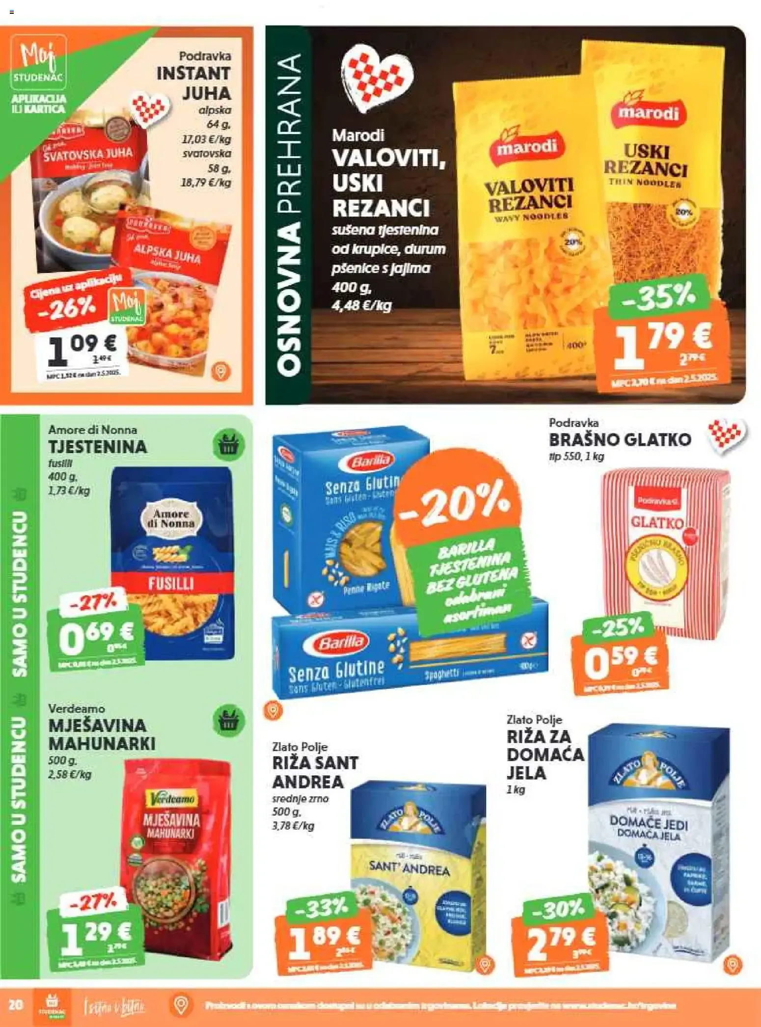 Katalog Studenac Market - Tjedna Akcija: Za tebe sitno, za njih bitno. od 16. rujna do 22. rujna 2026. - Pregled Stranica 20