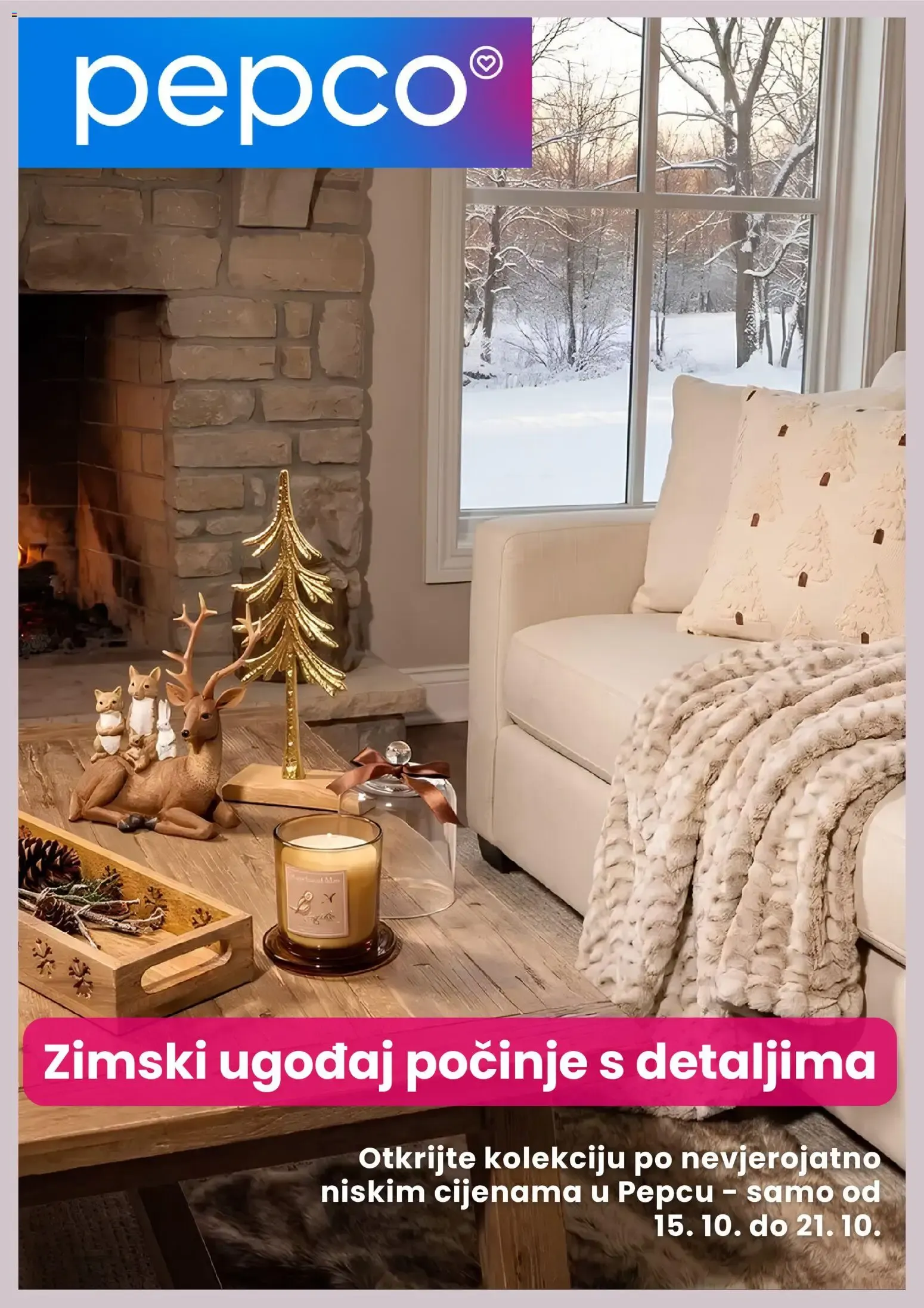 Katalog Zimski ugođaj počinje s detaljima od 15. listopada do 21. listopada 2026. - Pregled Stranica 1