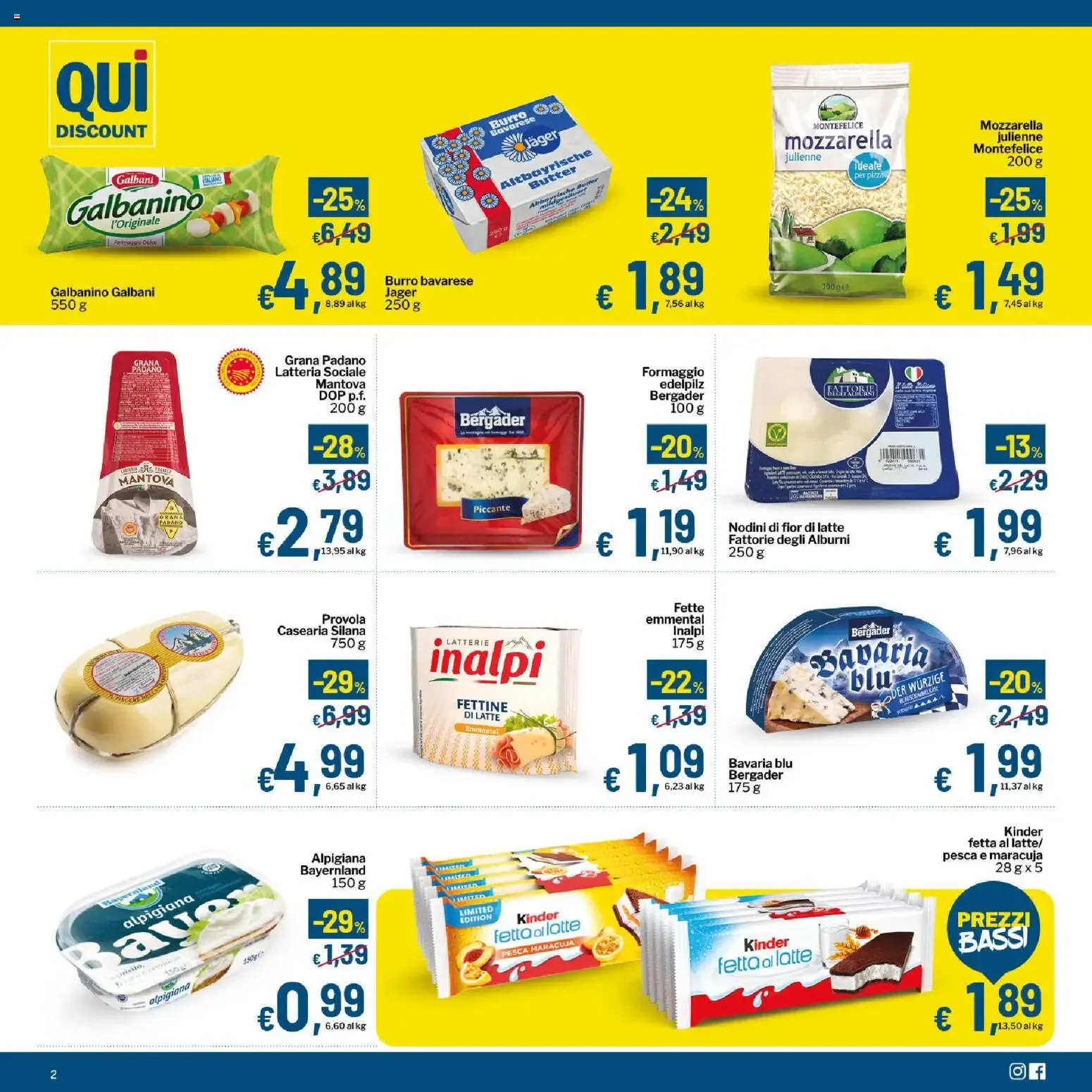 Qui Discount volantino dal 02/06/2026 - online Offerte da 2 giugno a 14 giugno di 2026 - Pagina del volantino 2