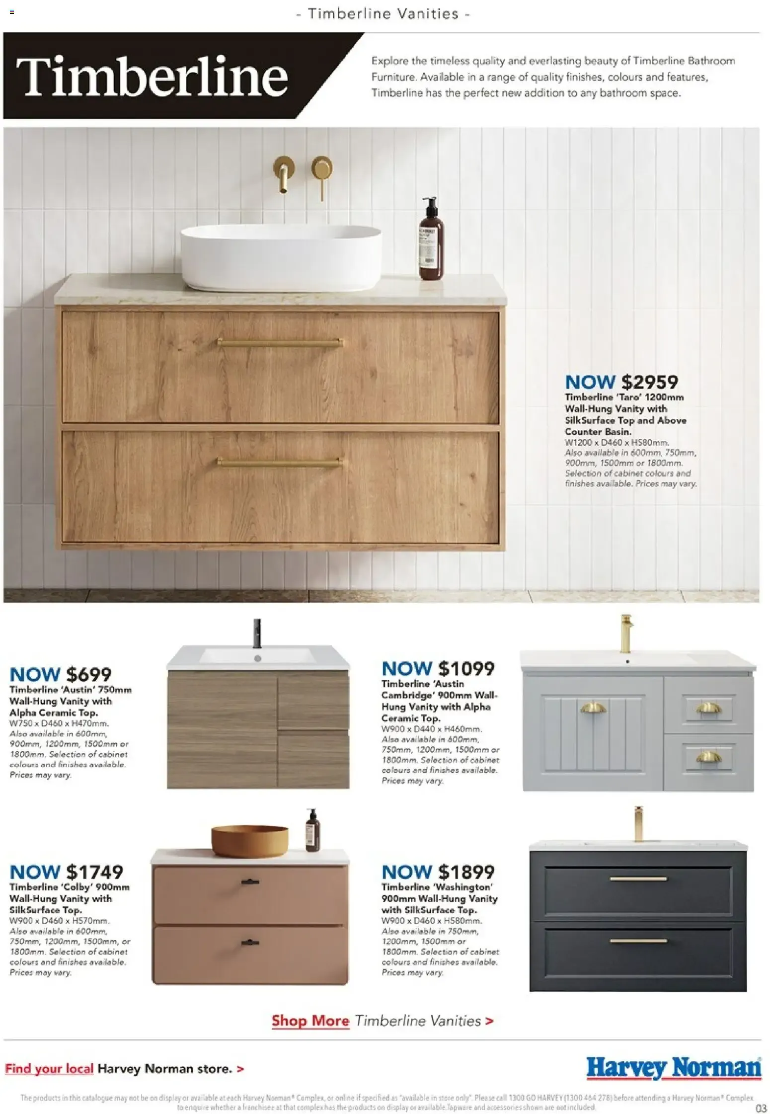 Harvey Norman Your Bathroom and Tile Specialist - Catalogue valid from 8 October to 25 October 2026 - page 3