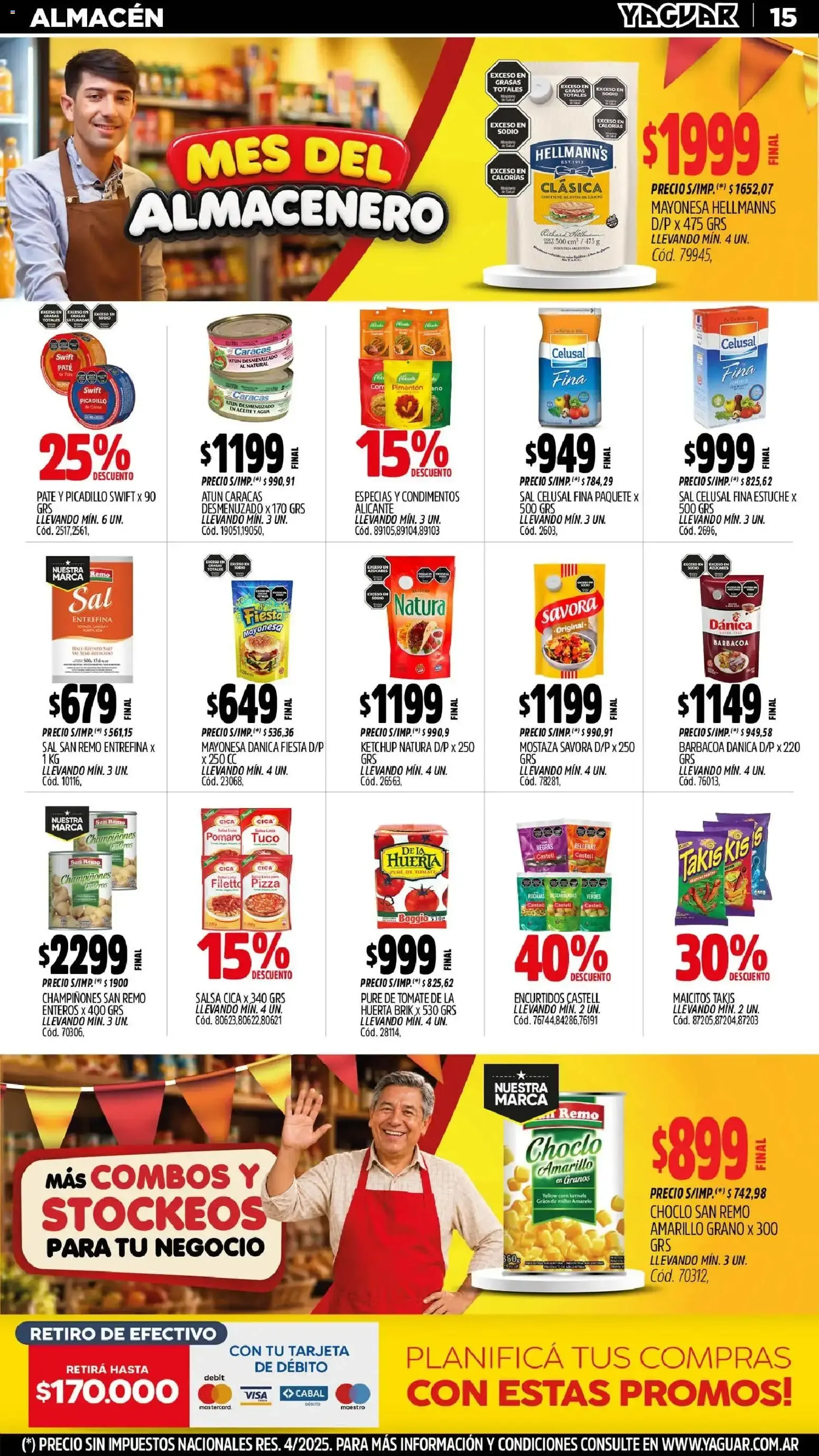 Ofertas de Mayorista Yaguar - Mes del Almacenero 31 de agosto al 6 de septiembre 2026 - Página 15 del catálogo