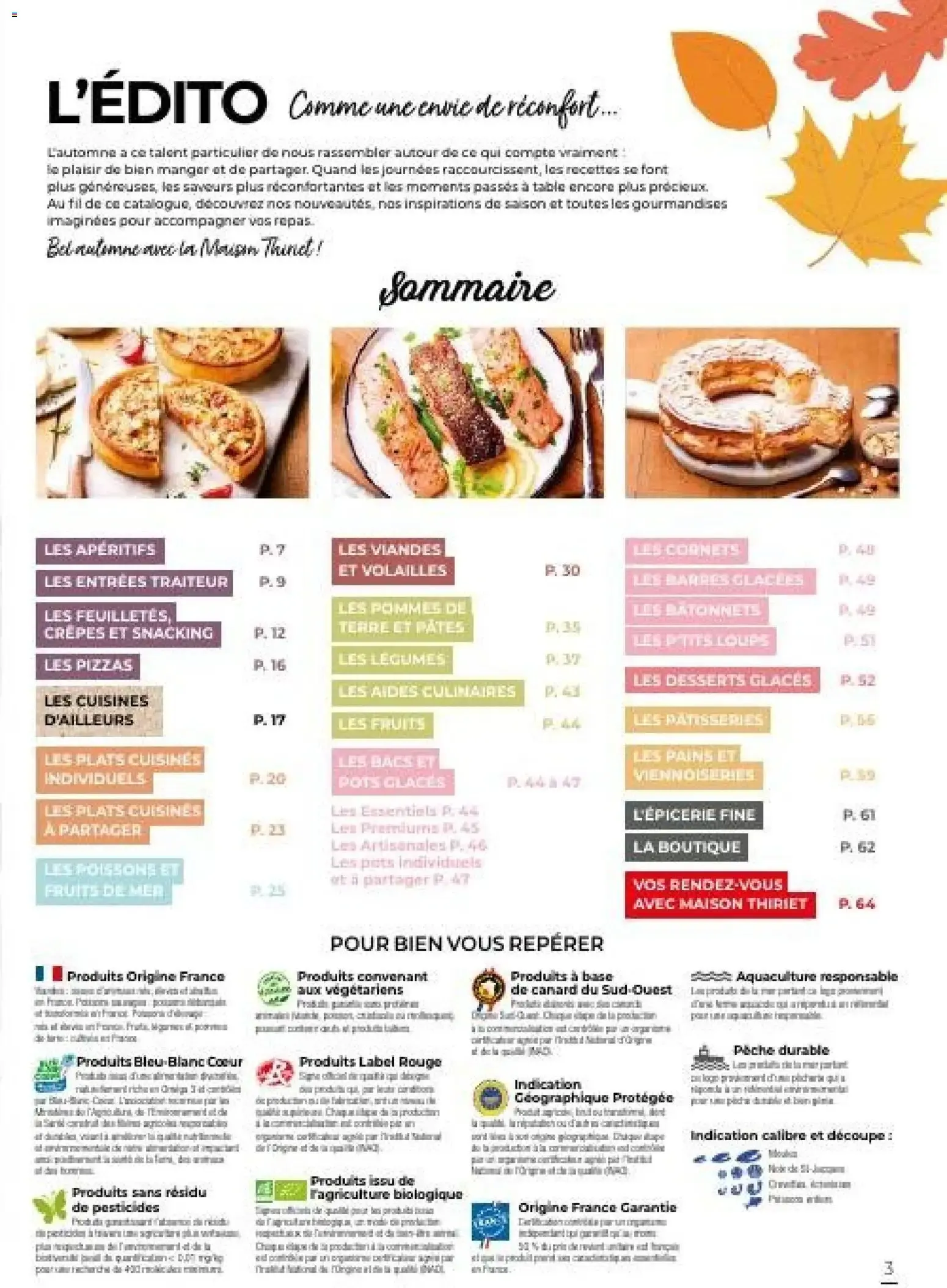 Thiriet - Catalogue automne à partir du 30/09/2026 - promo en ligne du 30 septembre au 31 décembre 2026 - Catalogue page 3