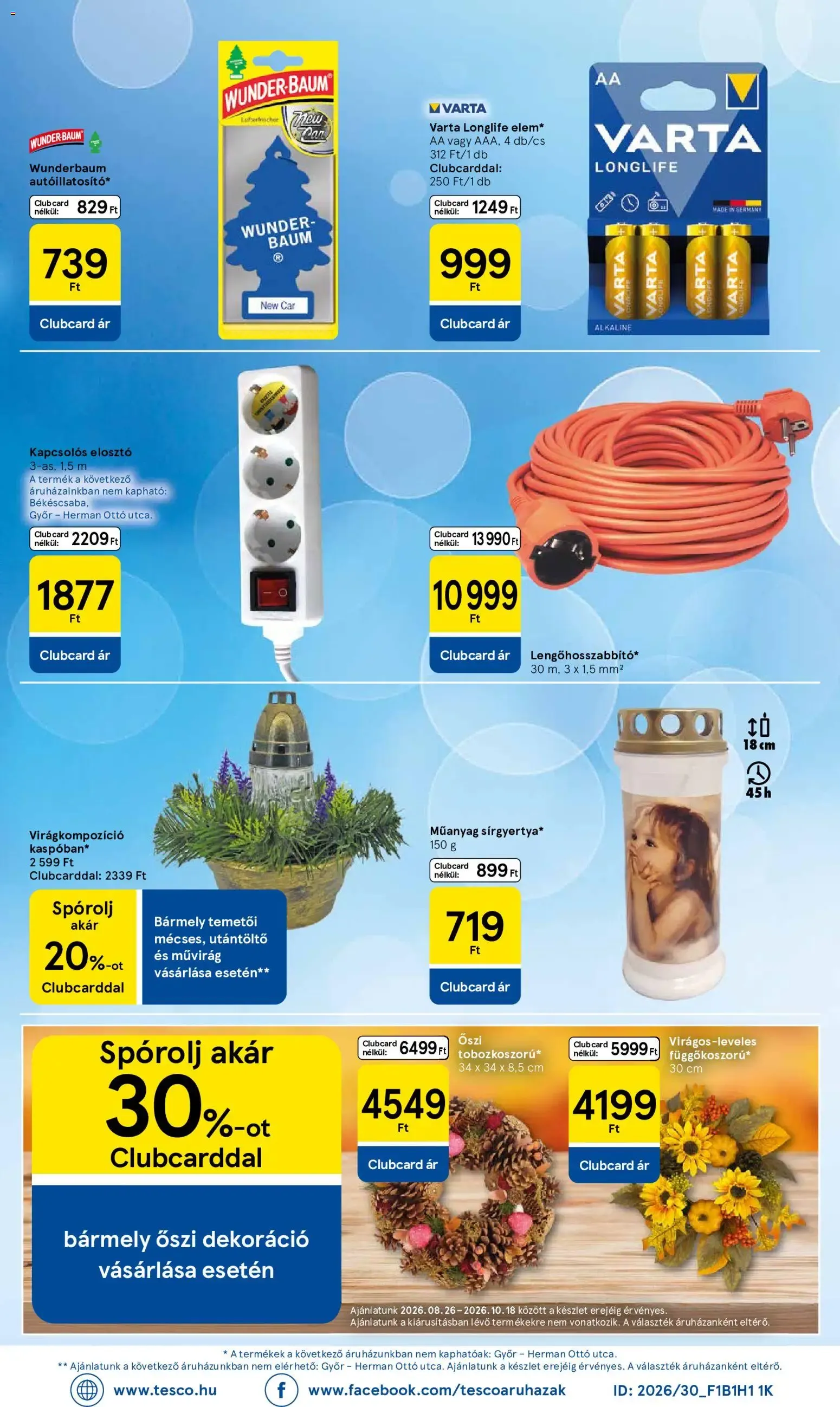 Katalógus Tesco Szupermarket akciós újság - 2026.09.24.-tól - online szeptember 24.-tól szeptember 30.-ig 2026. - Oldal 8