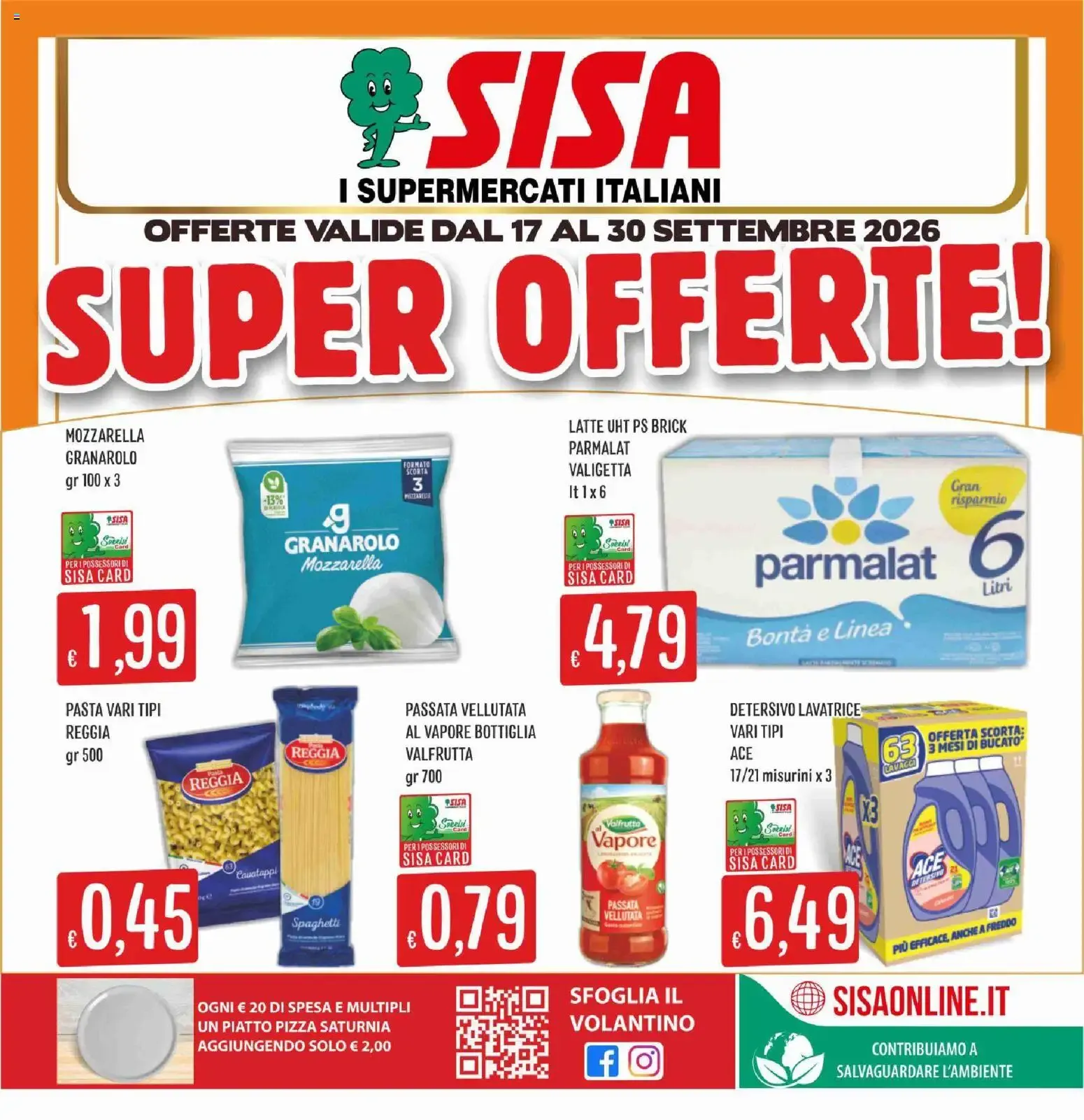 Nuovo SISA volantino Calabria dal 17/09/2026 > offerte anteprima 🛍️ da 17 settembre a 30 settembre di 2026 - Pagina del volantino 1