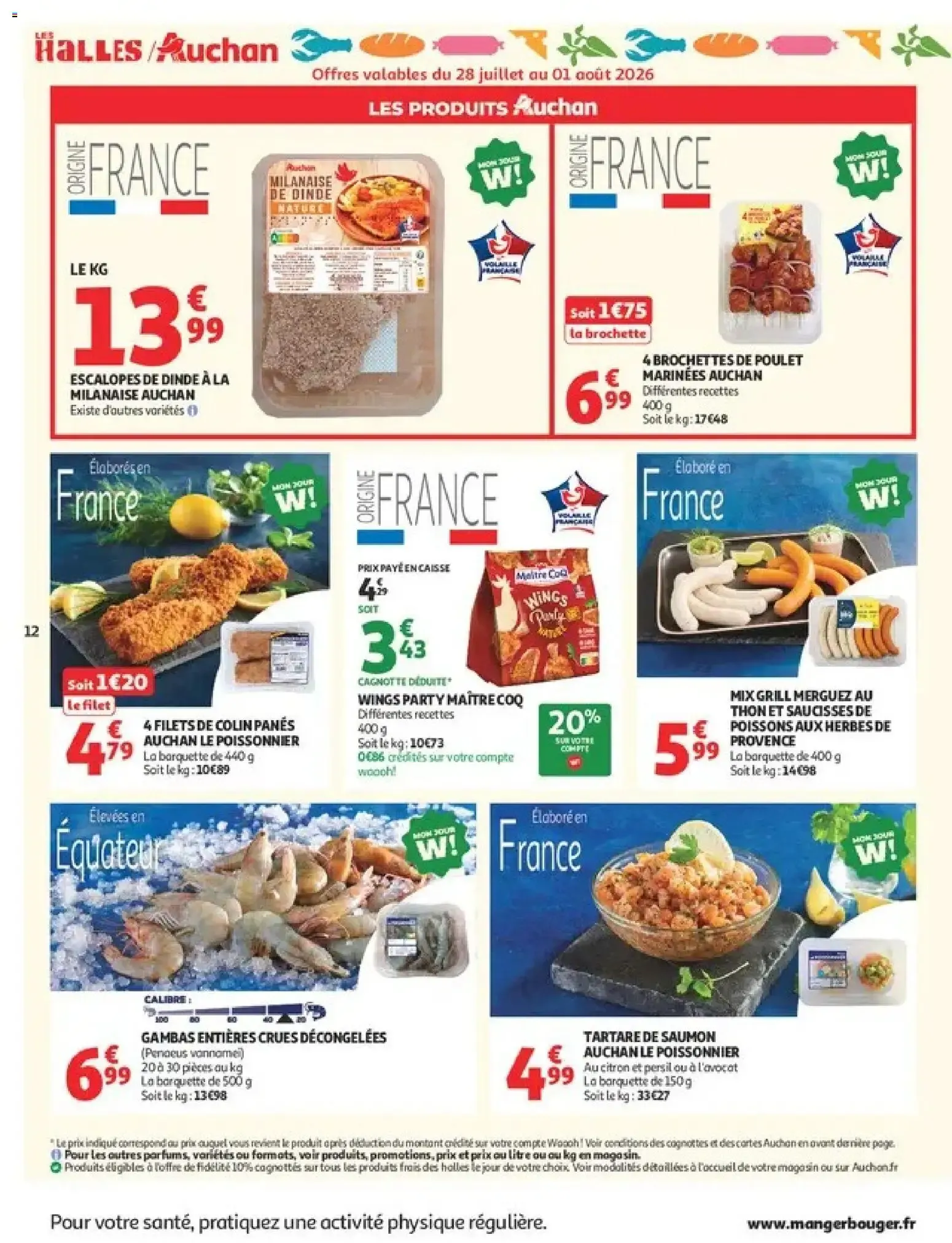 Auchan - Offres du moment du 28 juillet au 8 août 2026 - Catalogue page 12