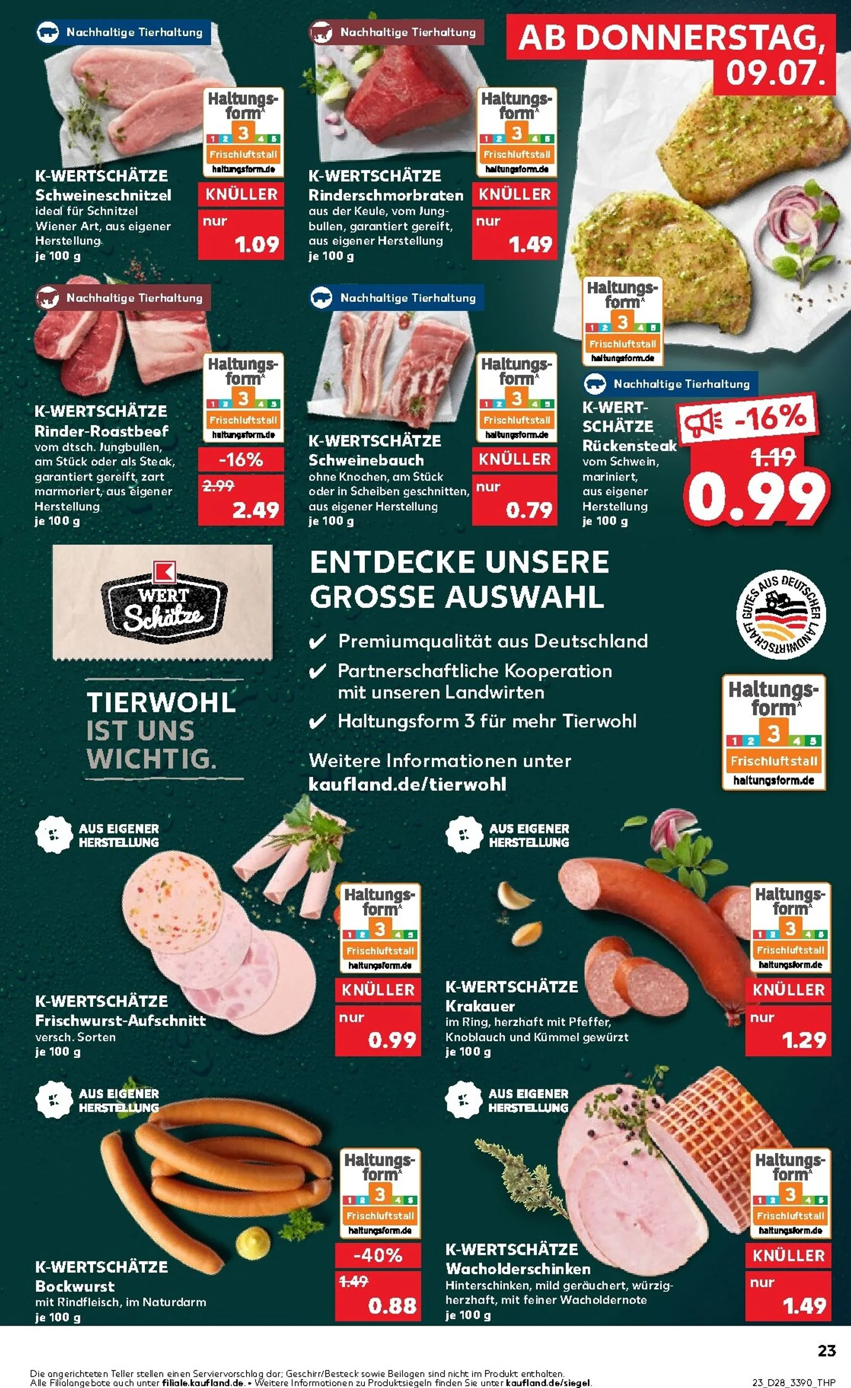 Kaufland Prospekt nächste Woche – von Donnerstag 09.07.2026 bis Mittwoch 15.07.2026 von 9. Juli bis 15. Juli 2026 - Prospekt seite 23