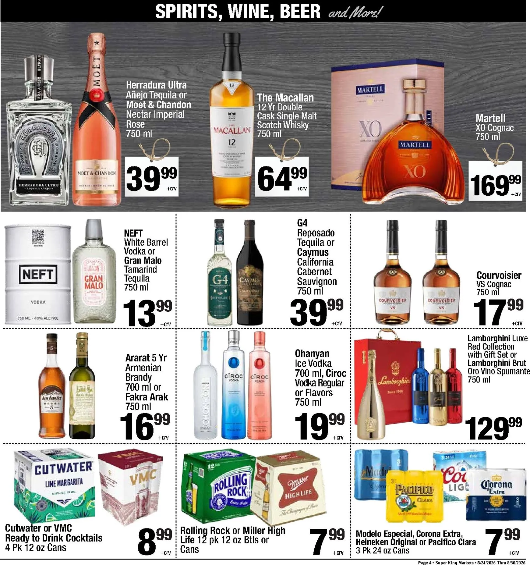 Weekly ad Current Super King leaflet valid from Monday 08/24/2026 to Sunday 08/30/2026 from August 24 to August 30 2026 - Page 4