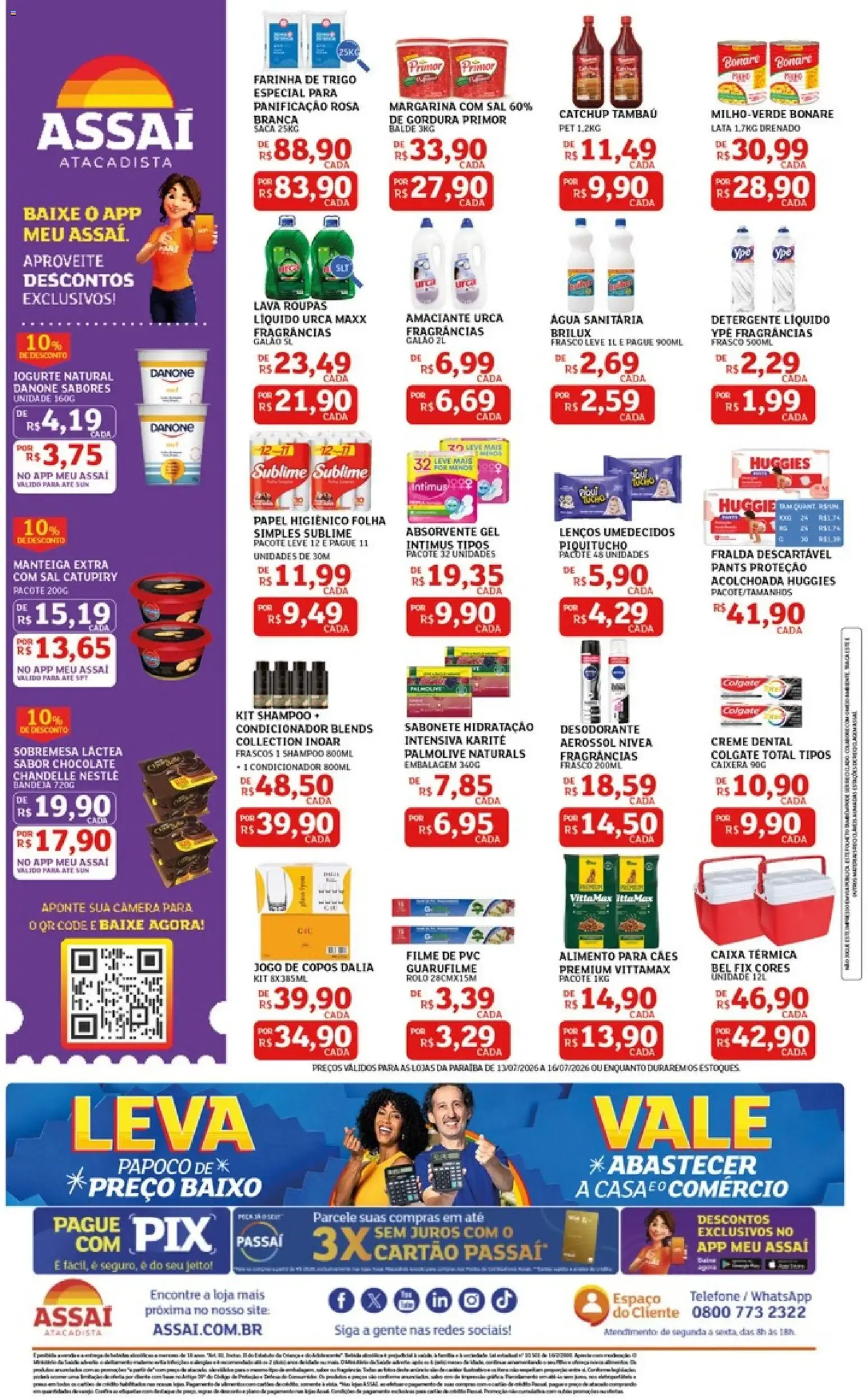 Encarte de Assaí Atacadista ofertas - PB de 13/07/2026 | Promoções Online 13 de julho até 16 de julho 2026 - Pagina 2