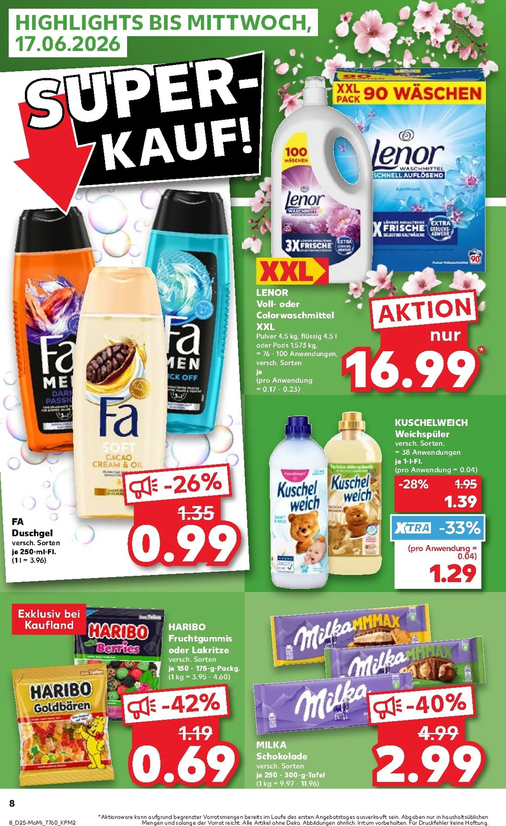 Kaufland - Angebote ab Montag Prospekt nächste Woche – von Montag 15.06.2026 bis Mittwoch 17.06.2026 von 15. Juni bis 17. Juni 2026 - Prospekt seite 8