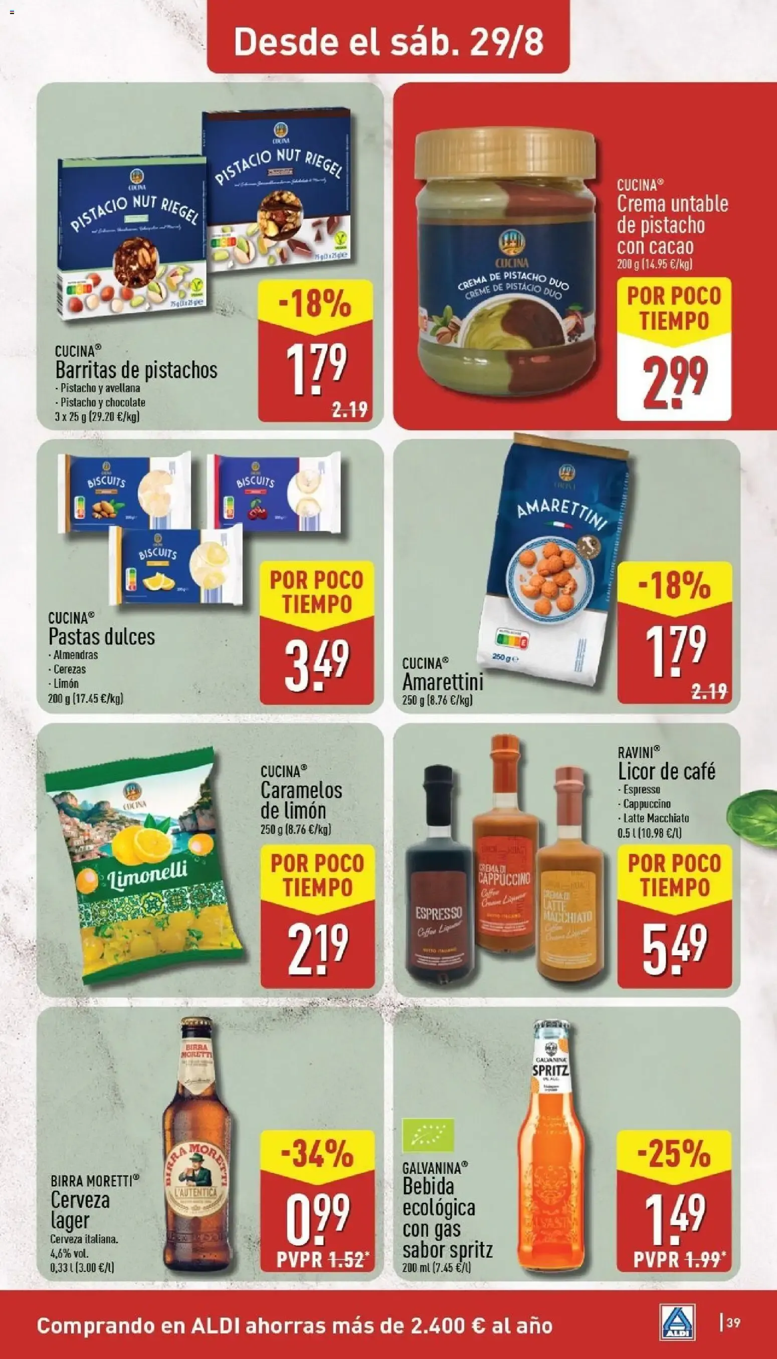 Catálogo de Aldi folleto Canarias del 24/08/2026 | Catálogo 24 de agosto al 30 de agosto 2026 - Página 39