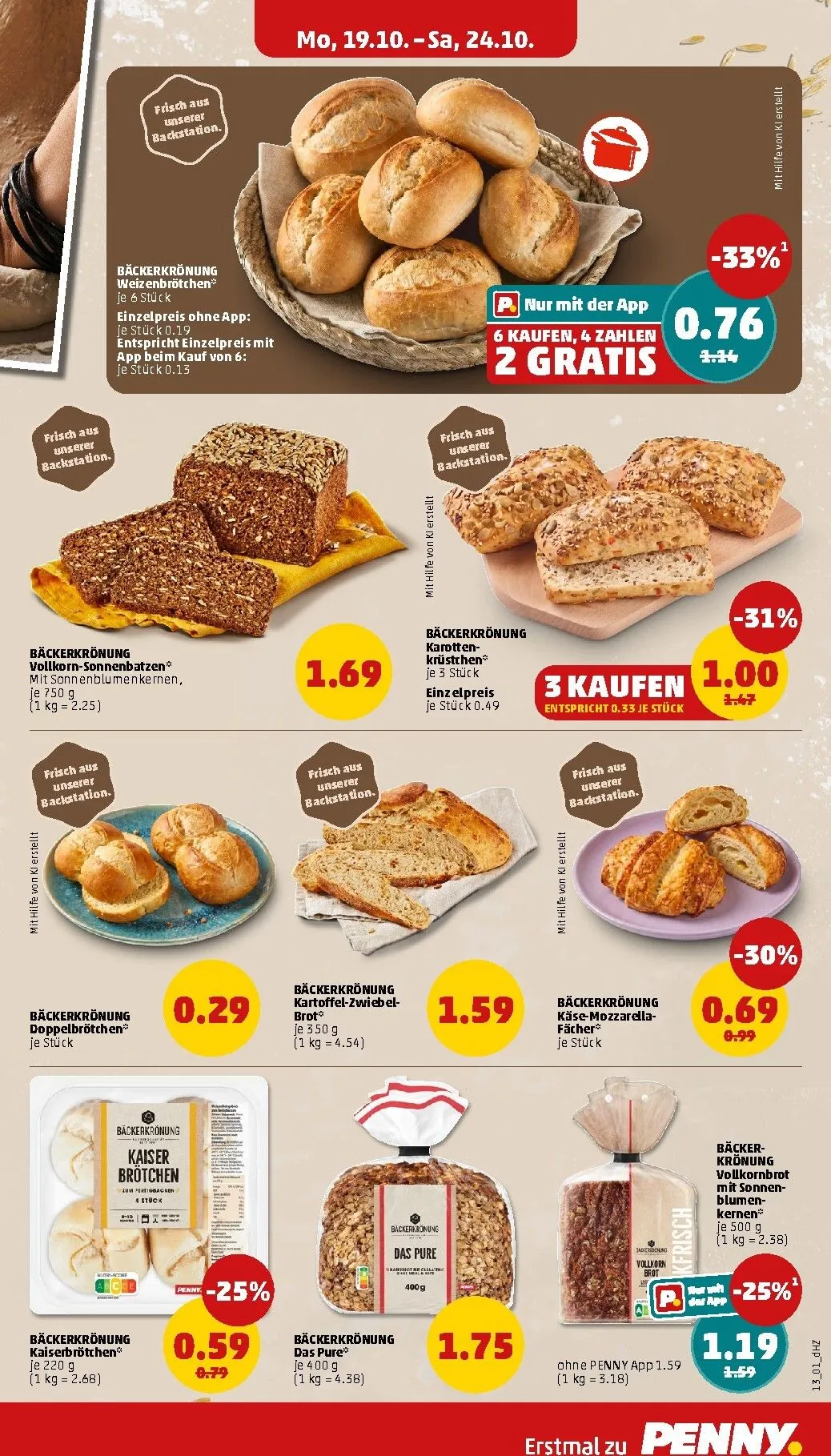 PENNY Prospekt nächste Woche – von Montag 19.10.2026 bis Samstag 24.10.2026 von 19. Oktober bis 24. Oktober 2026 - Prospekt seite 15