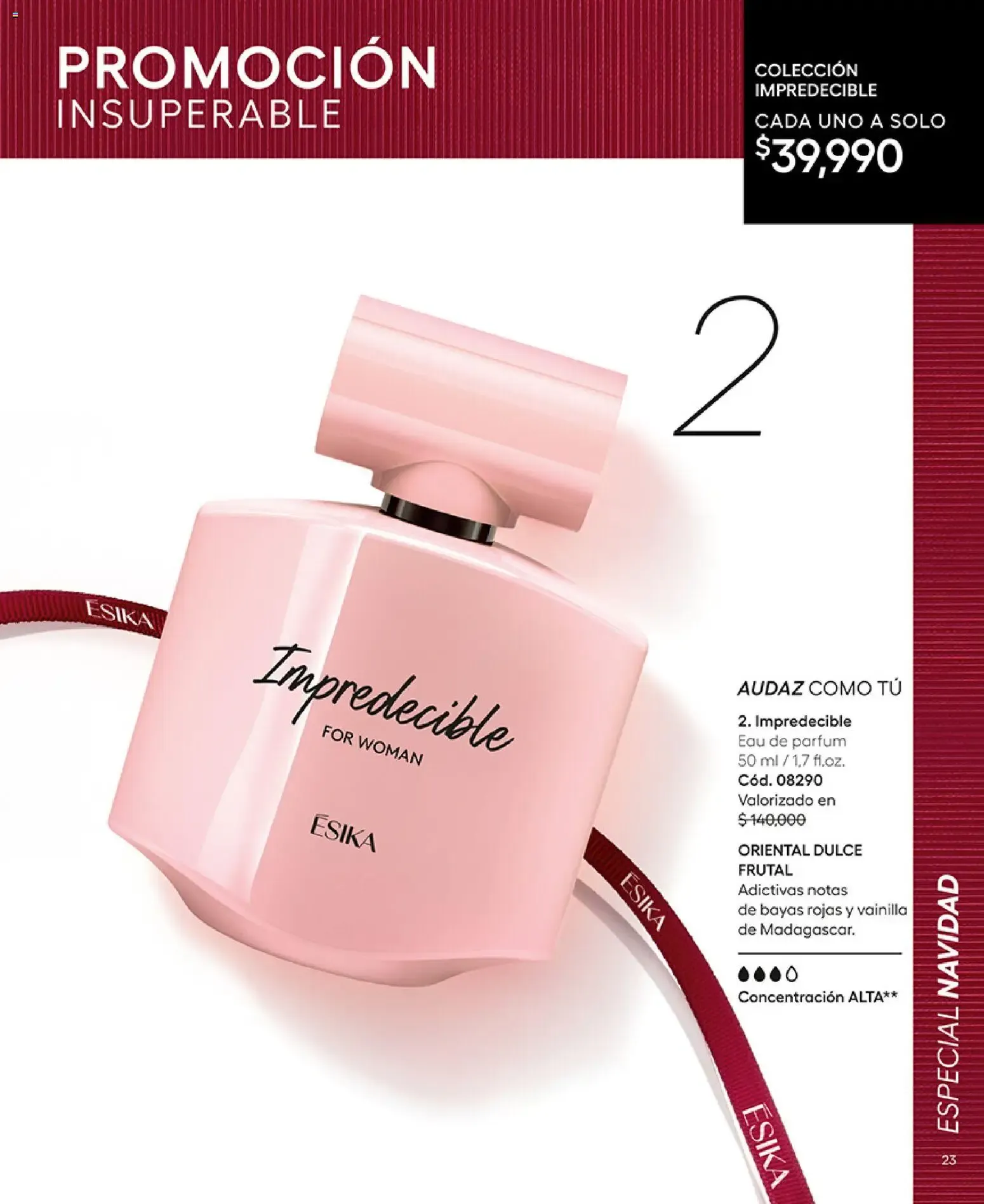 Catalogo de ESIKA Especial Navidad 20 de noviembre al 10 de diciembre 2026 - Pag 23