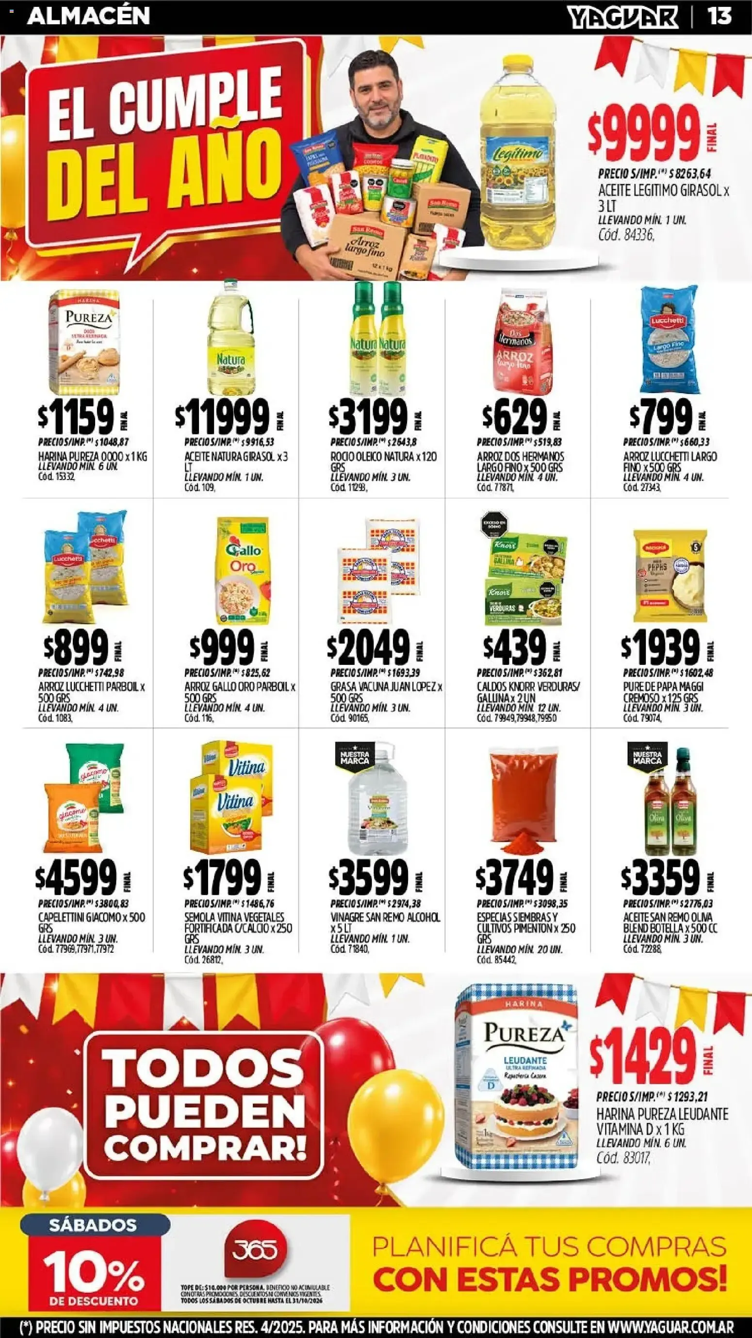 Ofertas de Yaguar - Oferta Semanal Mendoza del 26/10/2026 - 31/10/2026 26 de octubre al 31 de octubre 2026 - Página 14 del catálogo