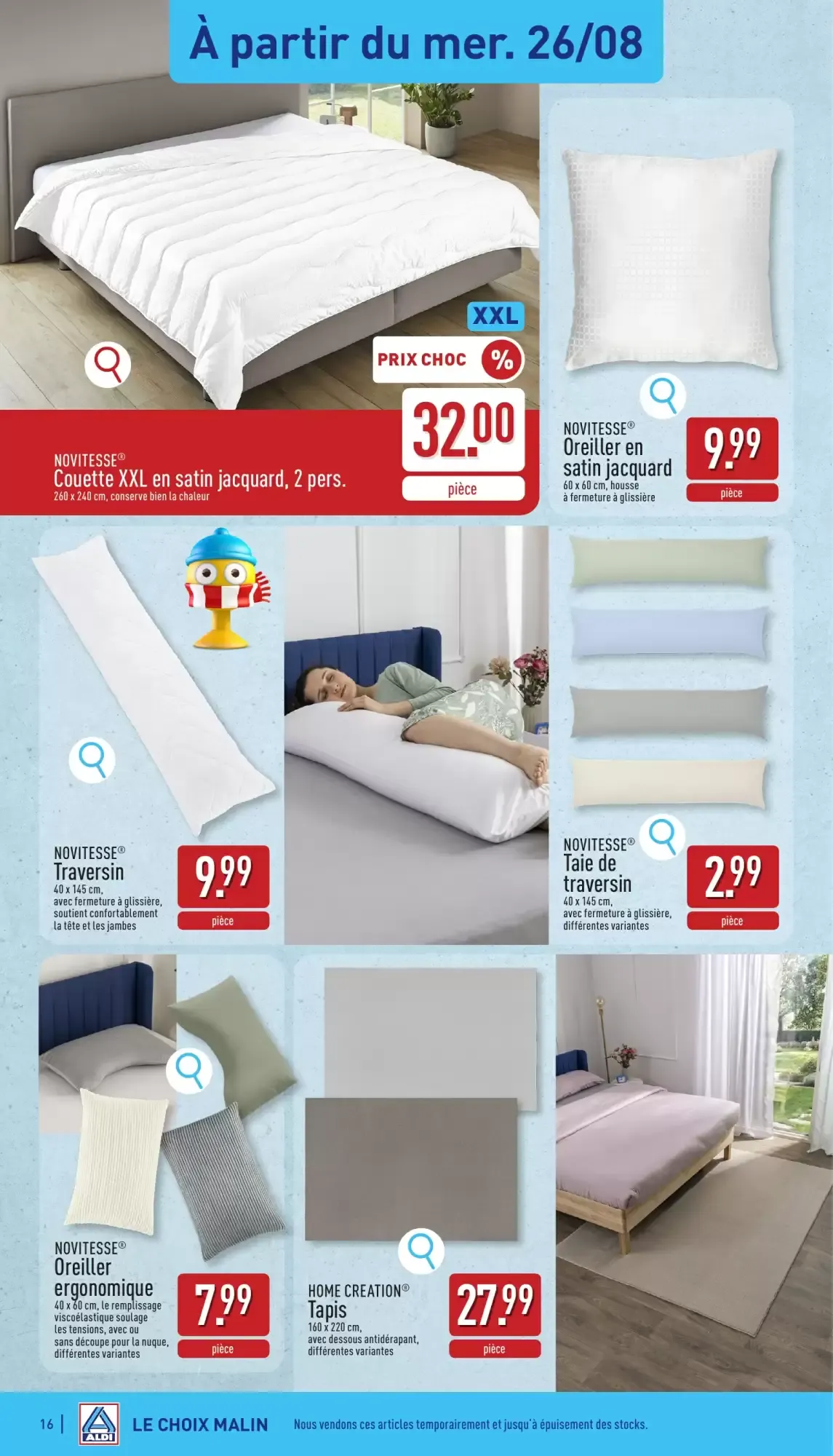 ALDI Dépliant du 24/08 au 29/08 van 24 augustus tot 29 augustus 2026 - folder pagina 16