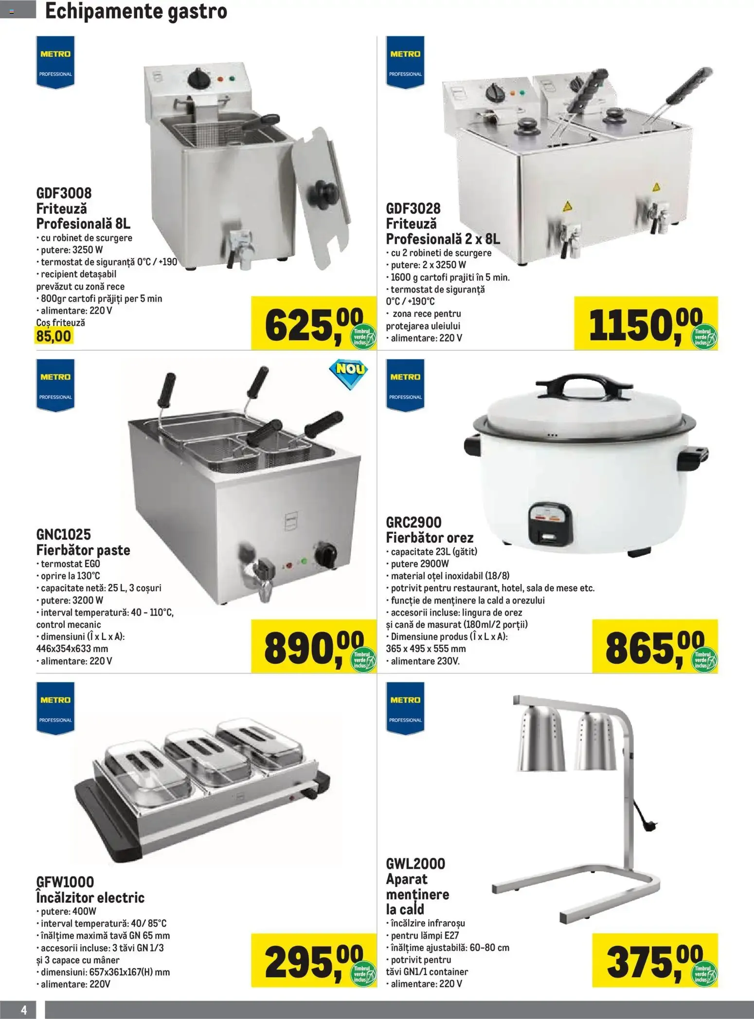 Catalog Metro Catalog Echipamente Pentru Horeca - Oferta 01.07.2026 - 30.09.2026 de la 1 iulie până la 30 septembrie 2026 - Revista Pagina 4