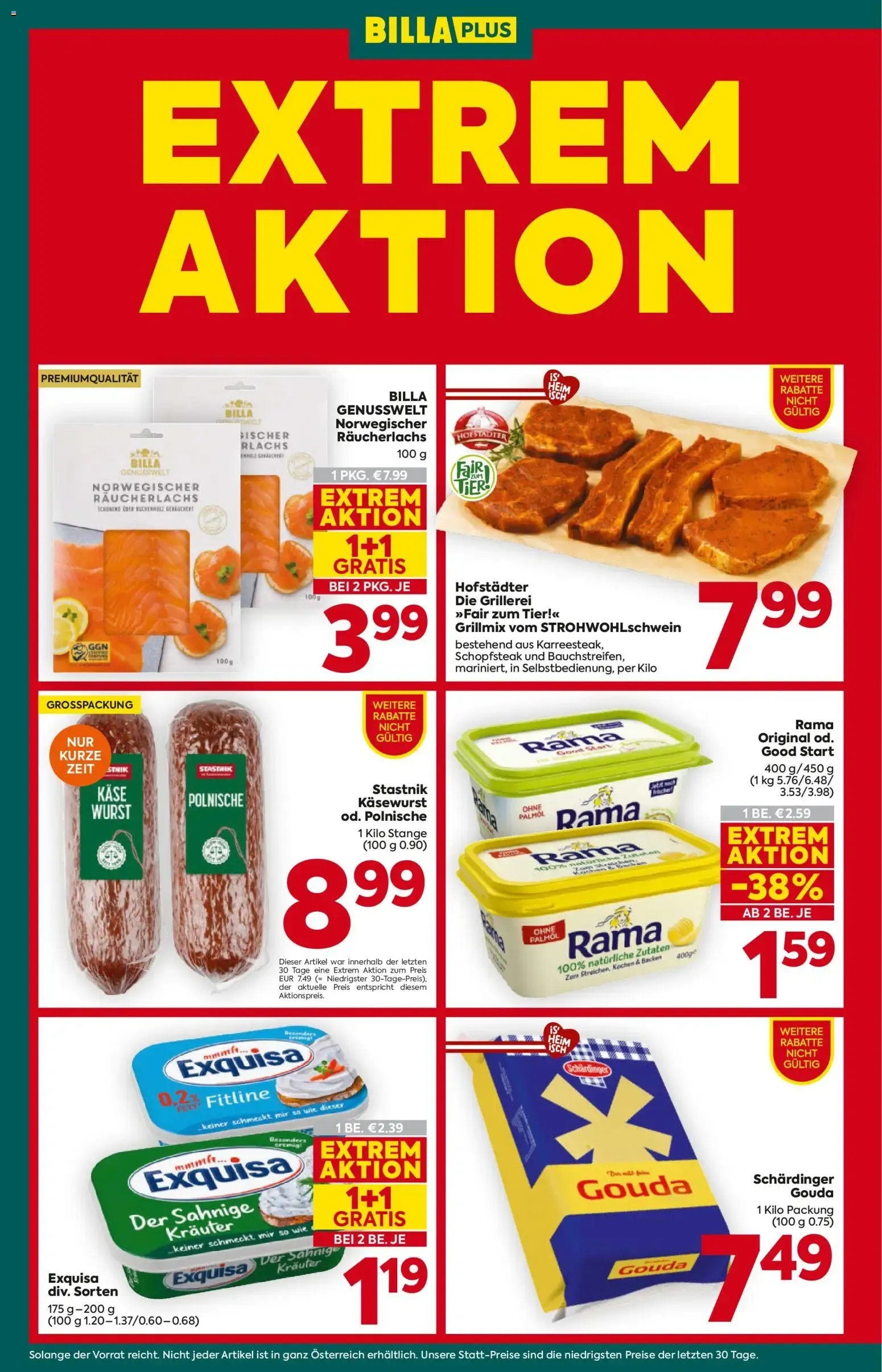 Billa Plus Flugblatt von 25.06.2026 - Aktuelle Angebote von 25. Juni bis 30. Juni 2026 - Flugblätt seite  4
