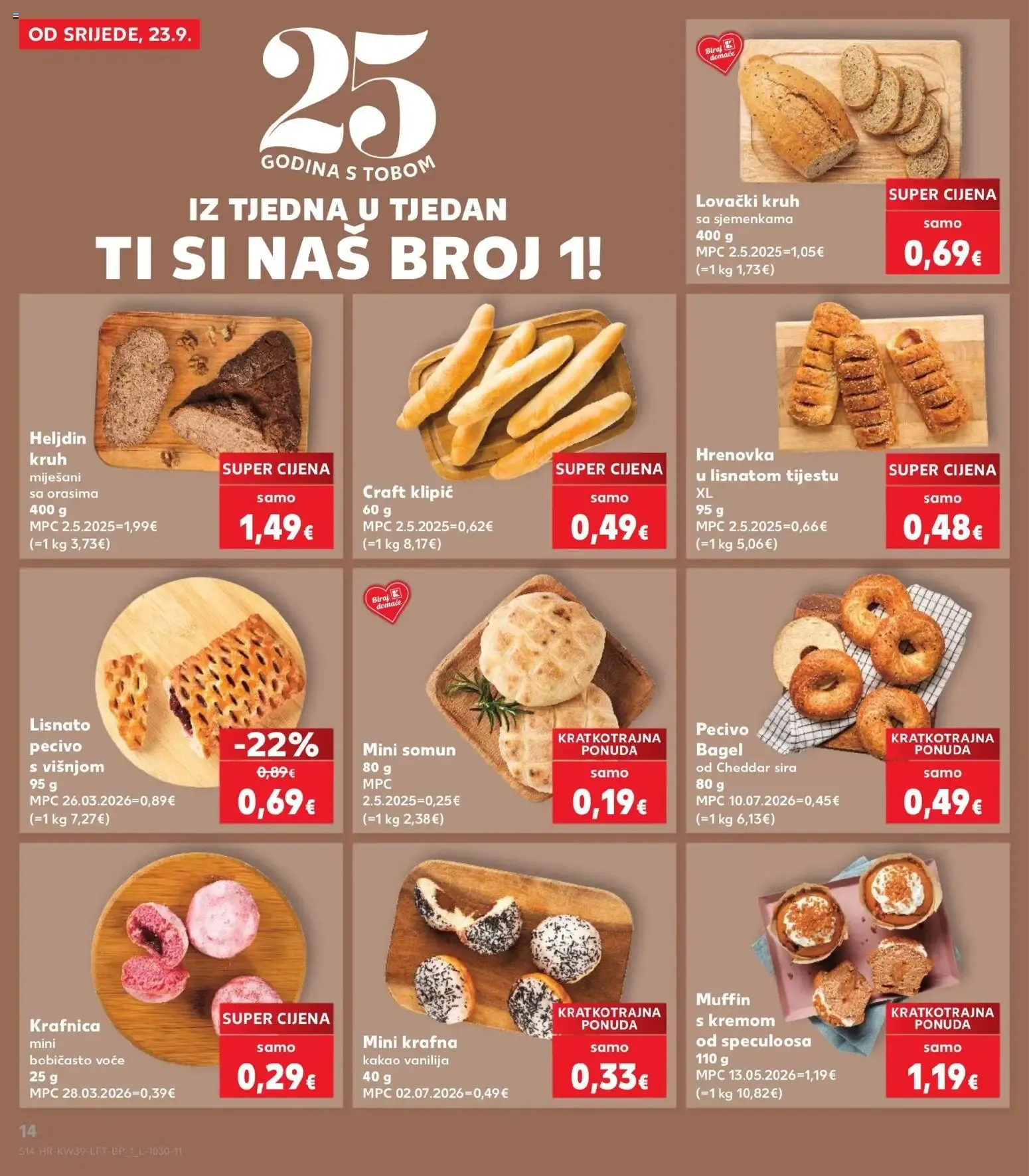 Katalog Kaufland Katalog novi od 23.09.2026 na listanje > letak digitalni od 23. rujna do 29. rujna 2026. - Pregled Stranica 14