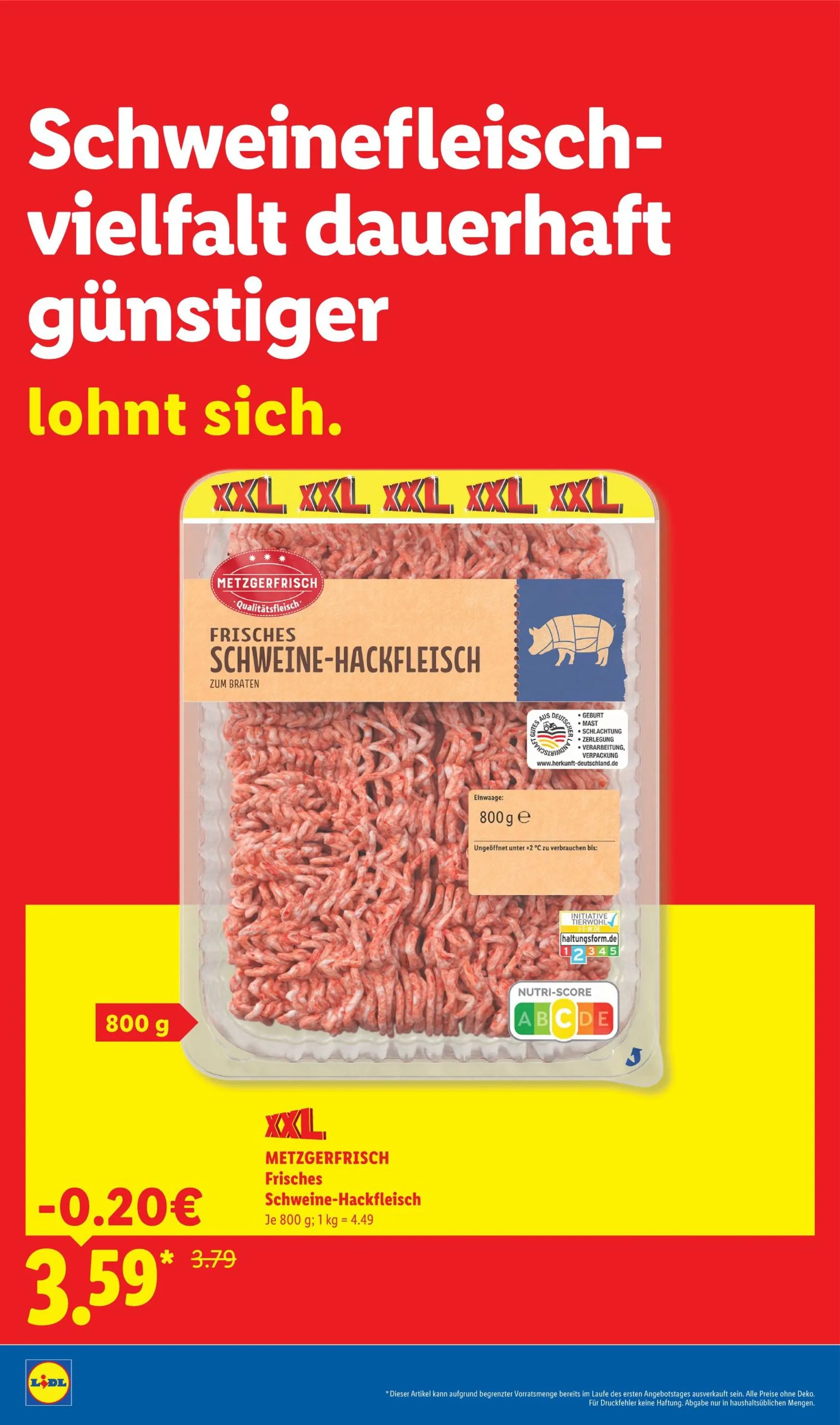 Lidl: Der Preisführer macht Deutschland dauerhaft günstiger! von 1. Juli bis 31. August 2026 - Prospekt seite 20