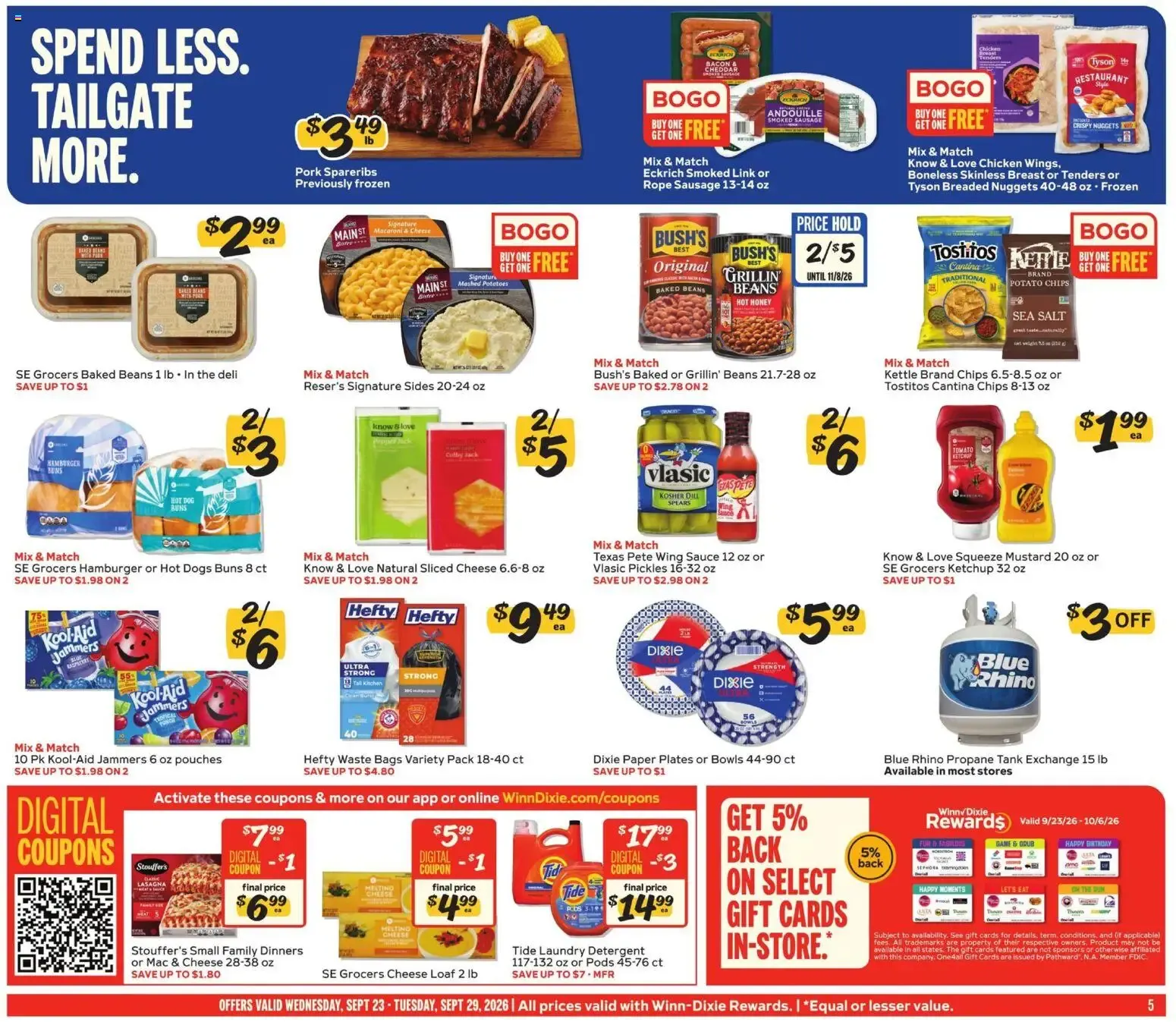 Weekly ad Winn Dixie Weekly Ad (09/23 - 09/29 2026) - Flyer from September 23 to September 29 2026 - Page 5