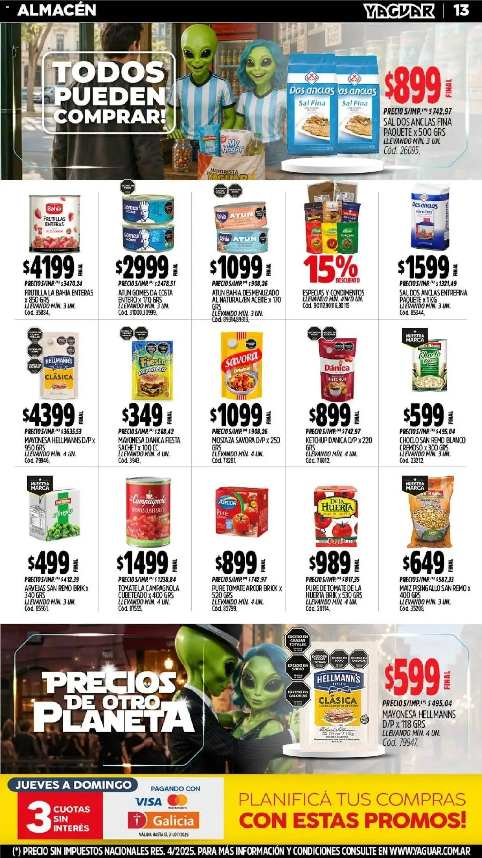 Ofertas de Yaguar - Oferta Semanal Parque Chacabuco del 13/07/2026 - 19/07/2026 13 de julio al 19 de julio 2026 - Página 14 del catálogo