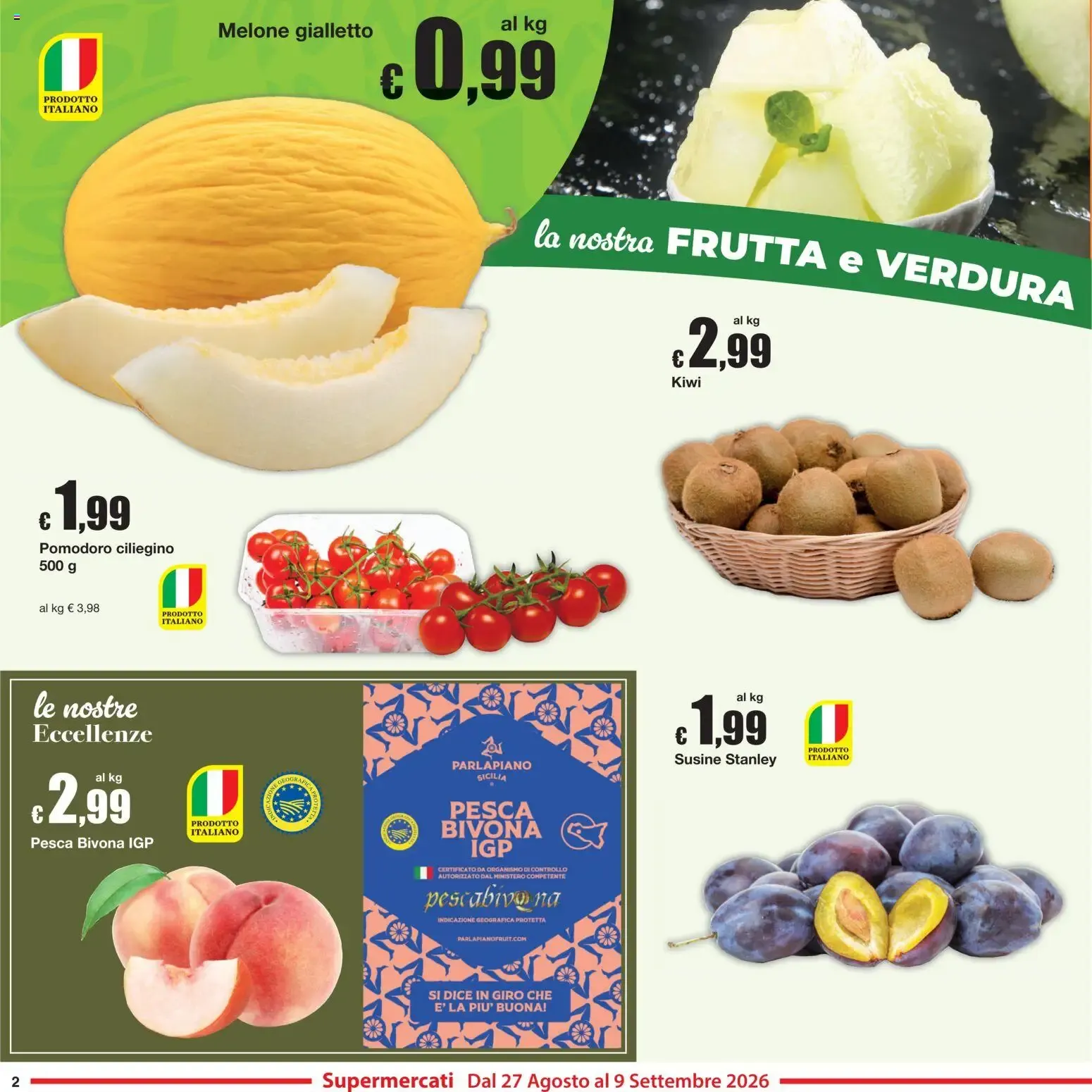 Sì con Te volantino dal 27/08/2026 - online Offerte da 27 agosto a 9 settembre di 2026 - Pagina del volantino 2