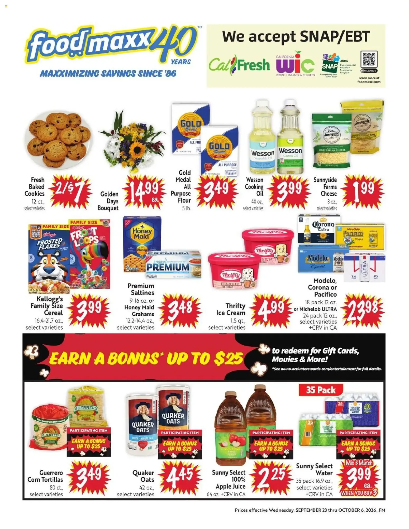 Weekly ad FoodMaxx Weekly Ad - NV (09/23 - 10/06 2026) - Flyer from September 23 to October 6 2026 - Page 2