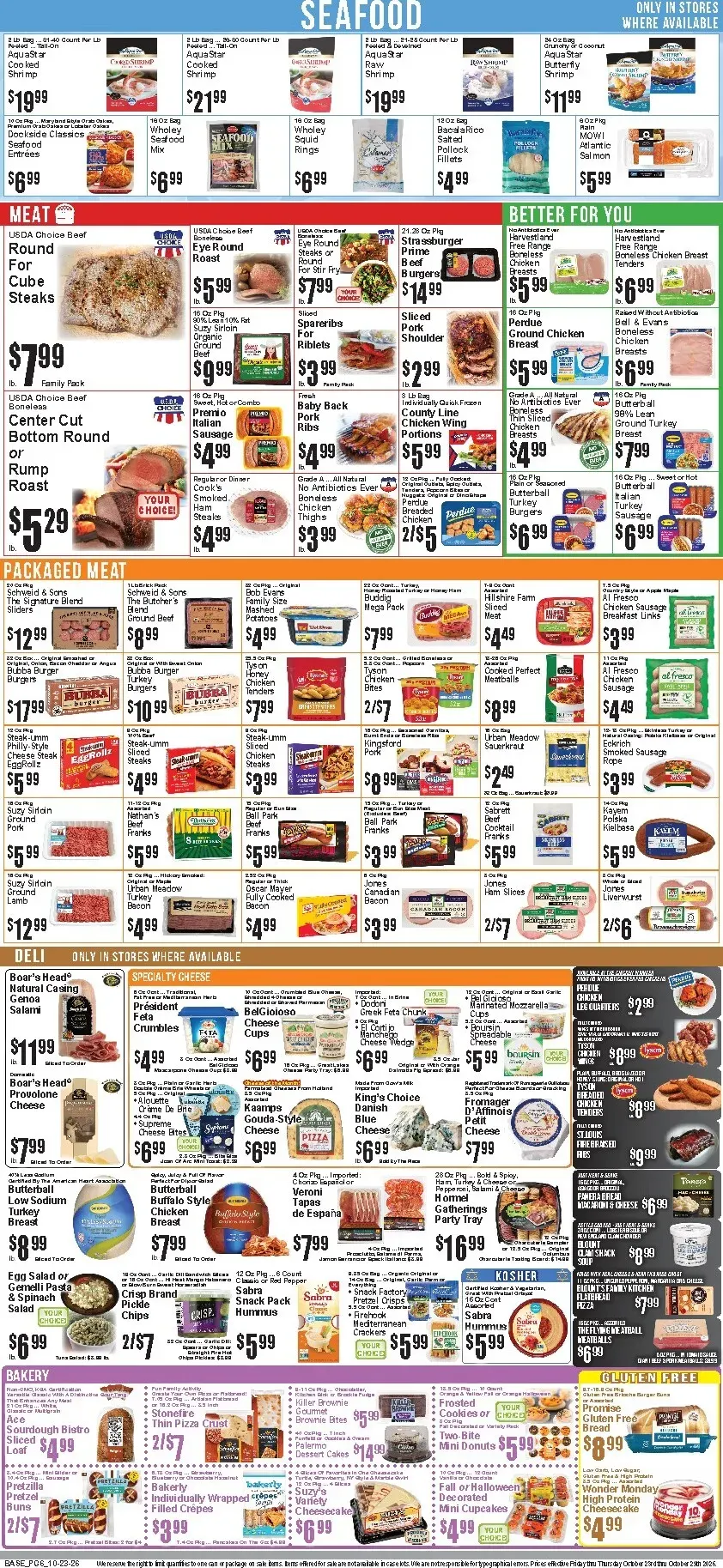 Weekly promotion Current Food Universe leaflet valid from Friday 10/23/2026 to Thursday 10/29/2026 spanning from October 23 to October 29 2026 - Page 7 for Catalogue 365