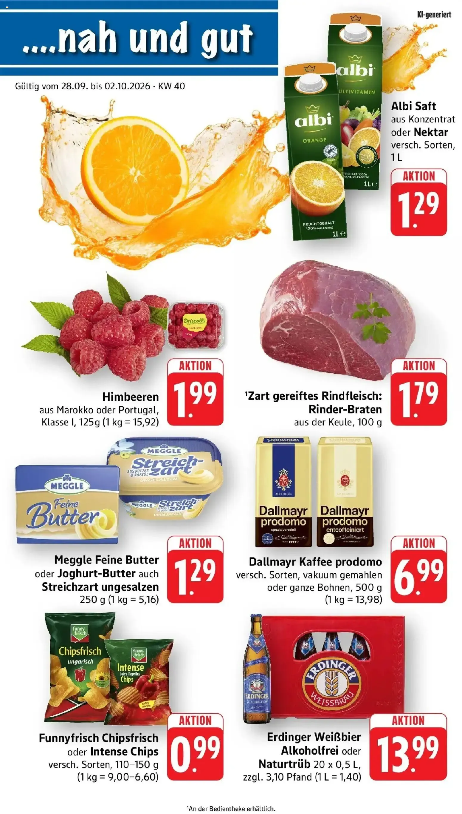 ...nah und gut von 28. September bis 2. Oktober 2026 - Prospekt seite 1