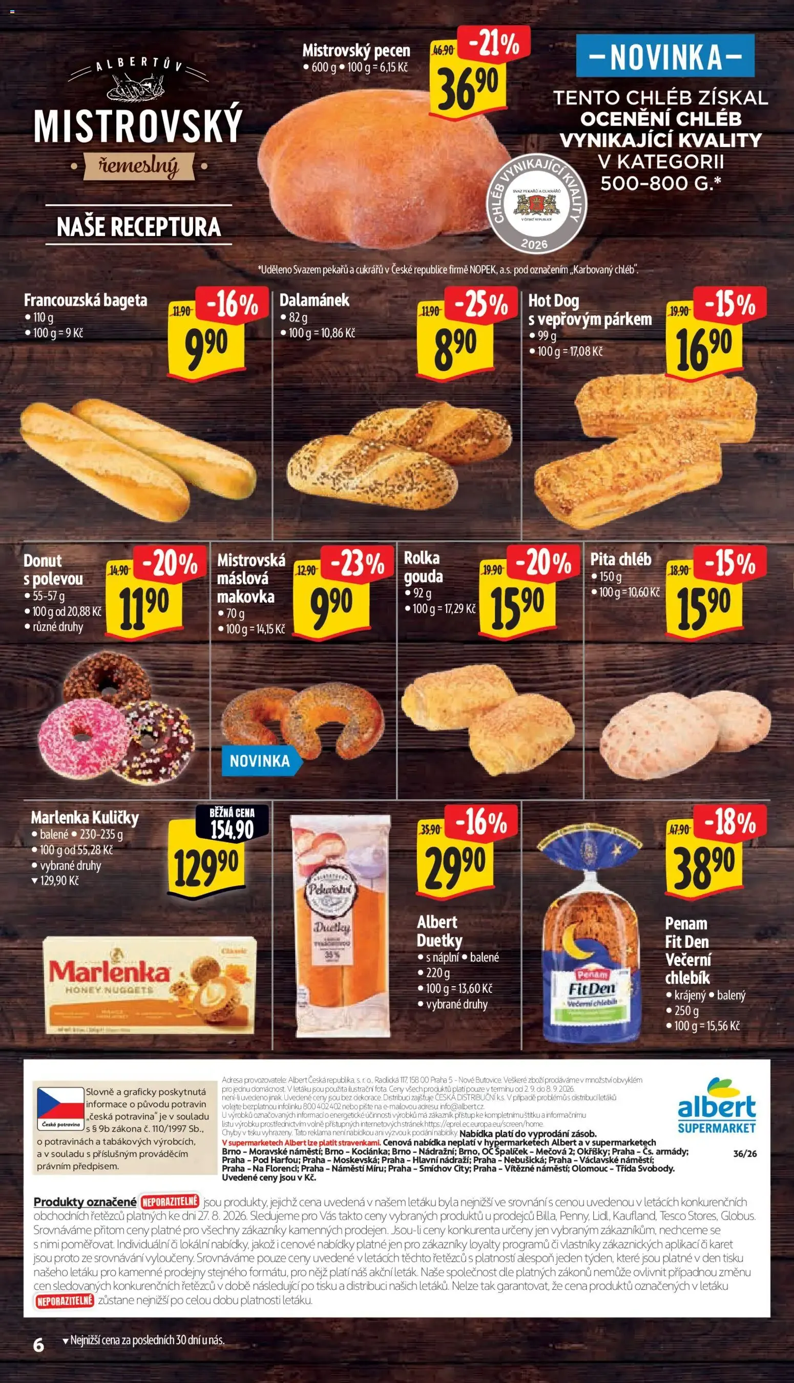 Albert leták - Supermarket od 02.09.2026 - Akční leták - 2. září 8. září 2026 - Page 14