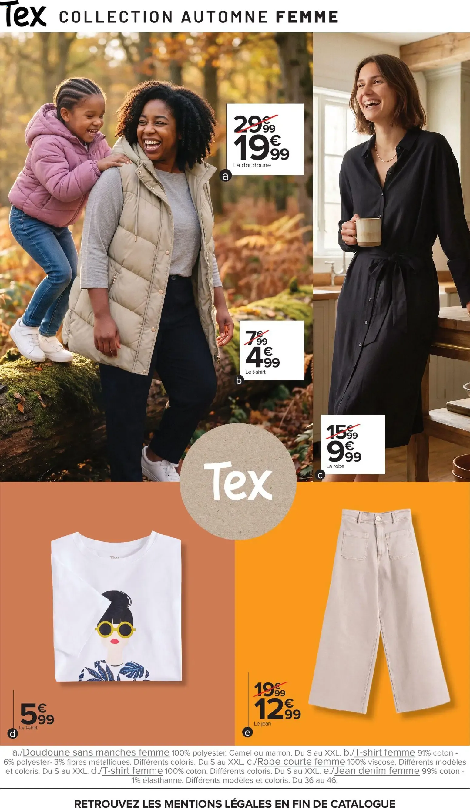 Carrefour Tex spécial automne à partir du 22/09/2026 - promo en ligne du 22 septembre au 5 octobre 2026 - Catalogue page 6