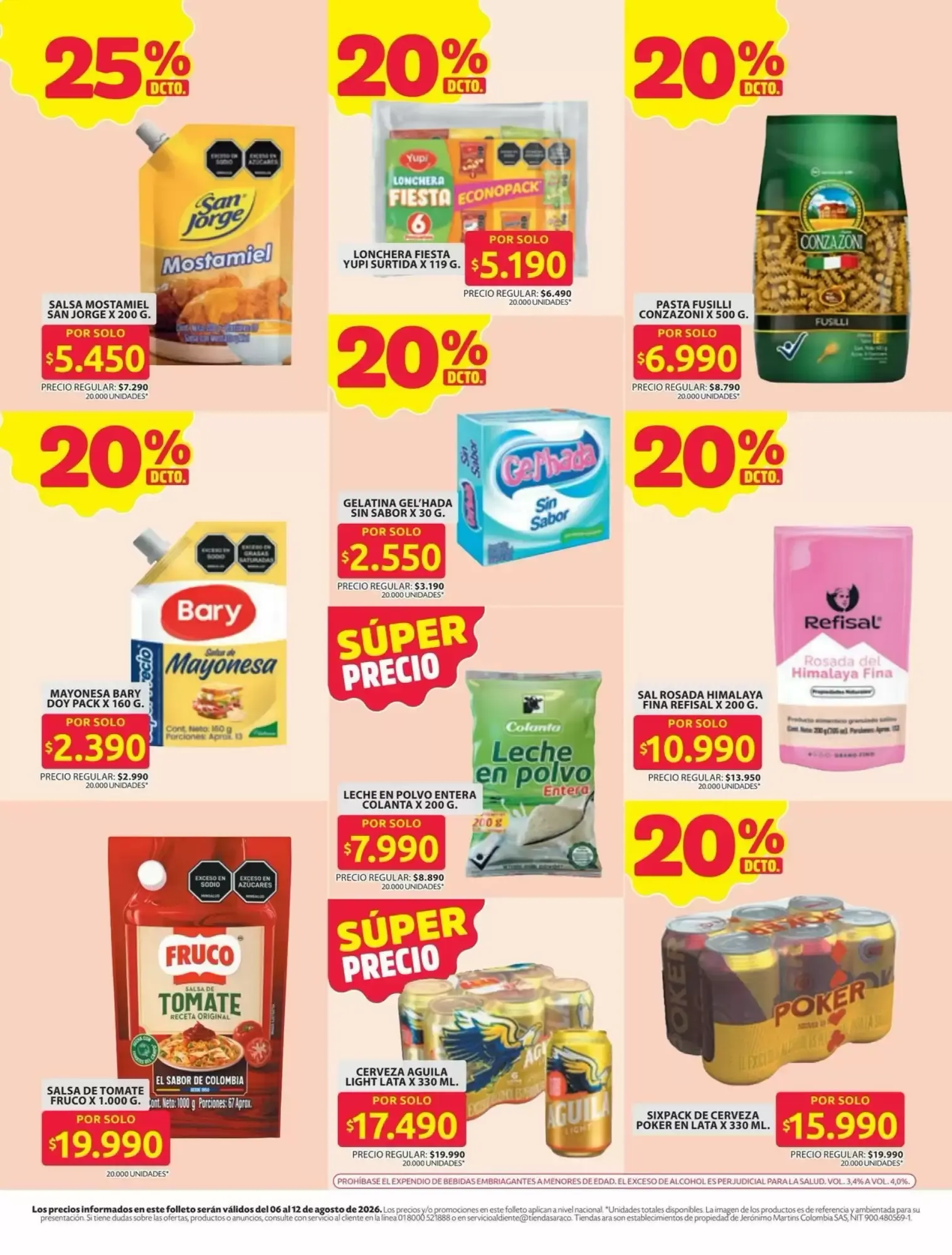 Catalogo de Ahorra con Alegría al Mejor Precio - Ara 6 de agosto al 12 de agosto 2026 - Pag 7