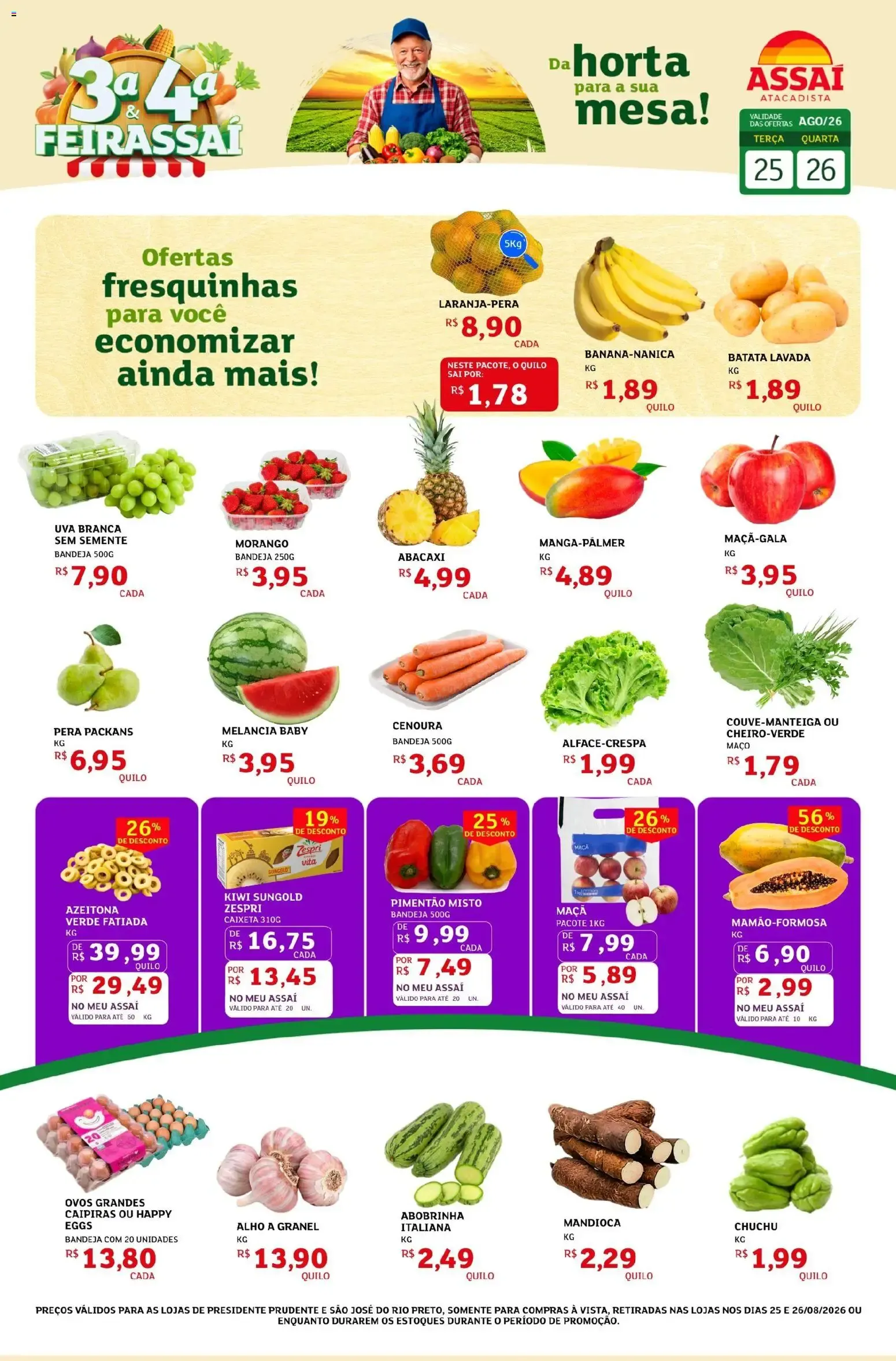 Encarte de Assaí Atacadista ofertas - SP de 25/08/2026 | Promoções Online 25 de agosto até 26 de agosto 2026 - Pagina 1