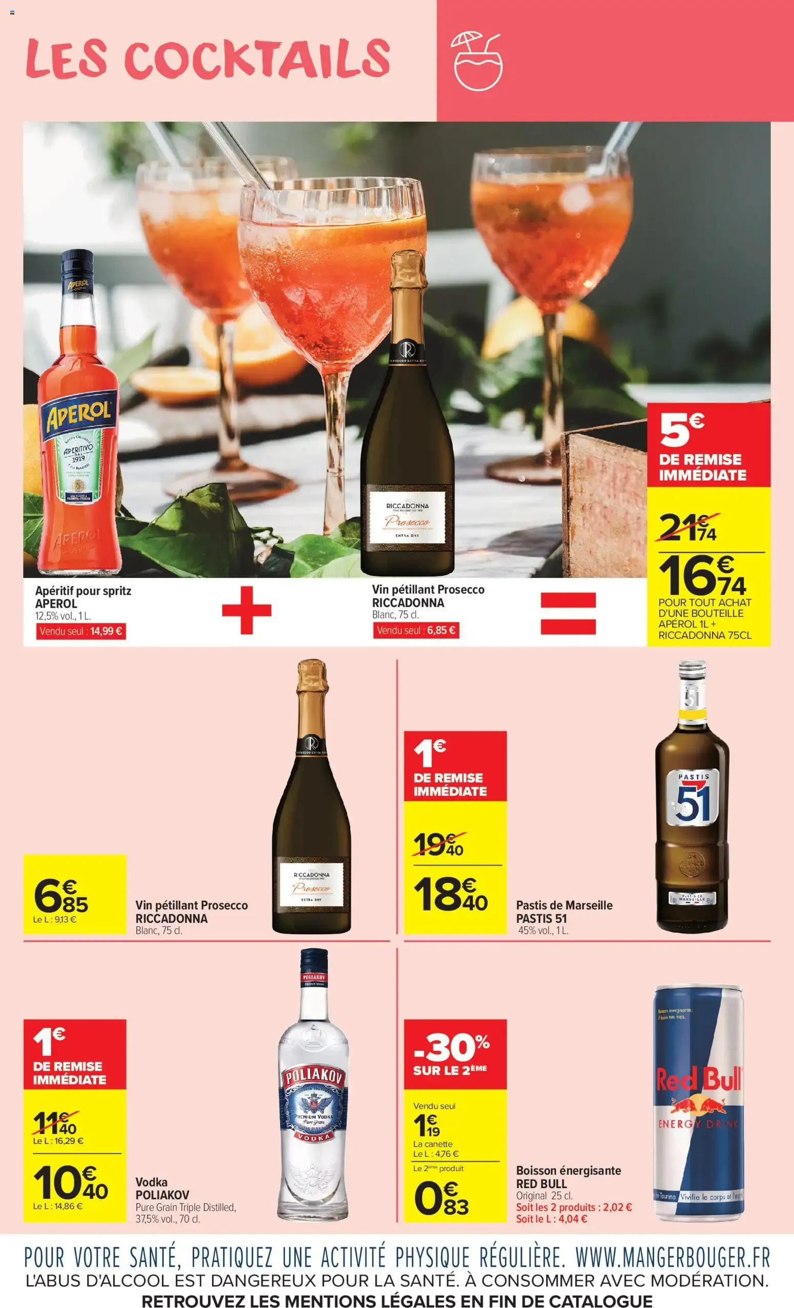 Carrefour Market Les cocktails à partir du 28/07/2026 - promo en ligne du 28 juillet au 9 août 2026 - Catalogue page 10