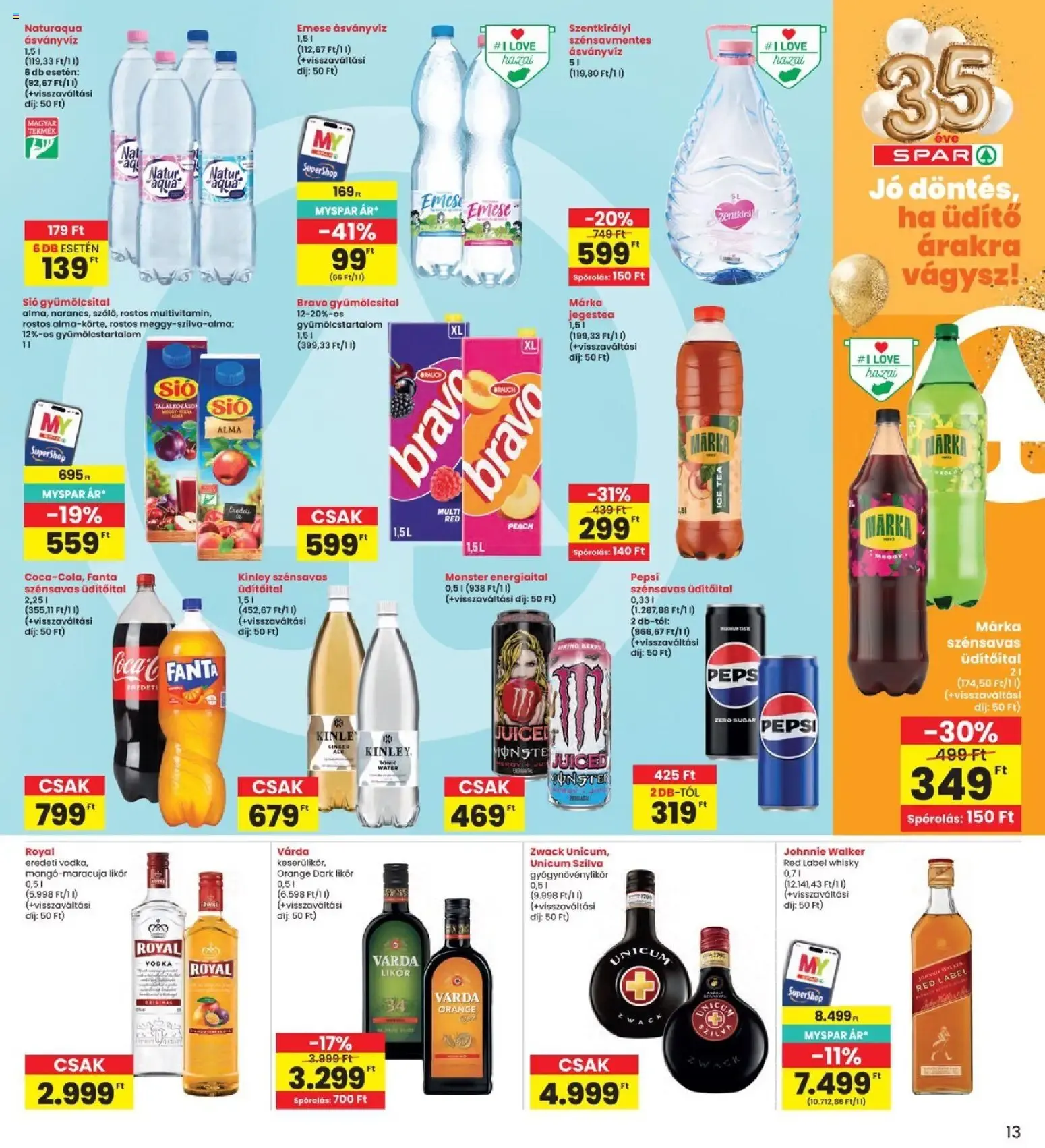 Katalógus Interspar akciós újság - 2026.08.27. -tól/töl > akció, lapozható szórólap 🛍️ augusztus 27.-tól szeptember 2.-ig 2026. - Oldal 13