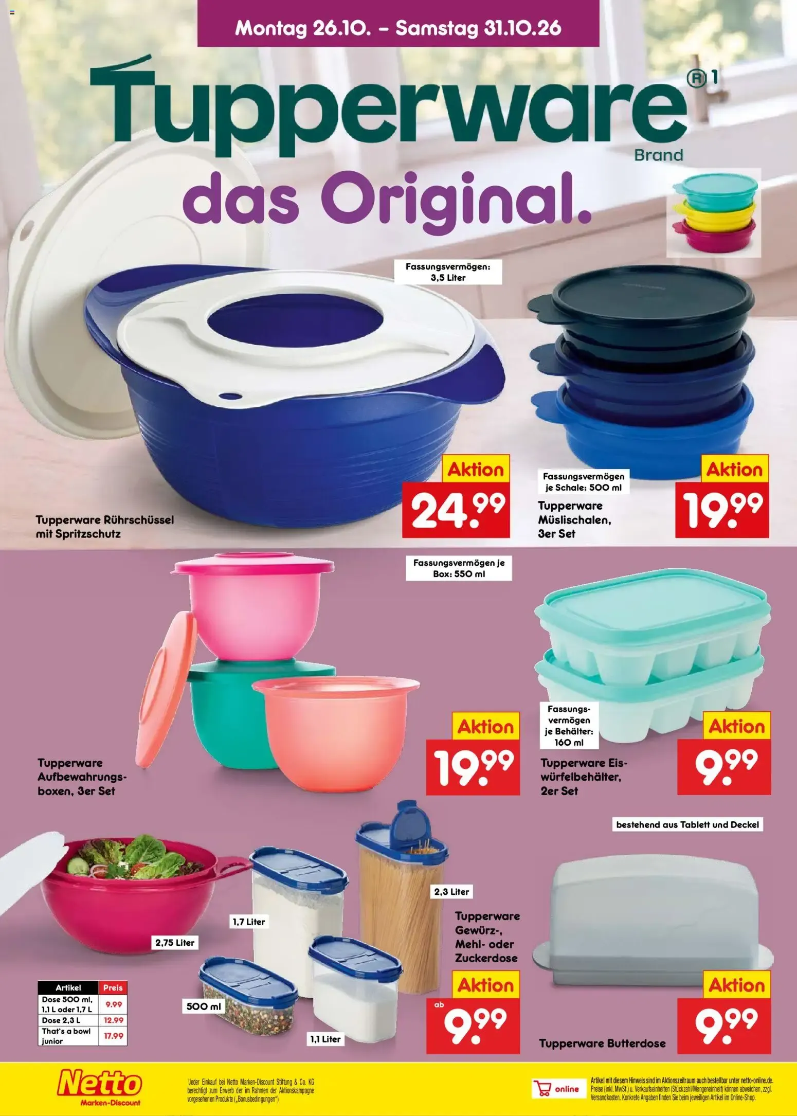 Netto Marken-Discount Prospekt (ab 26.10.2026) » Angebote von 26. Oktober bis 30. Oktober 2026 - Prospekt seite 36