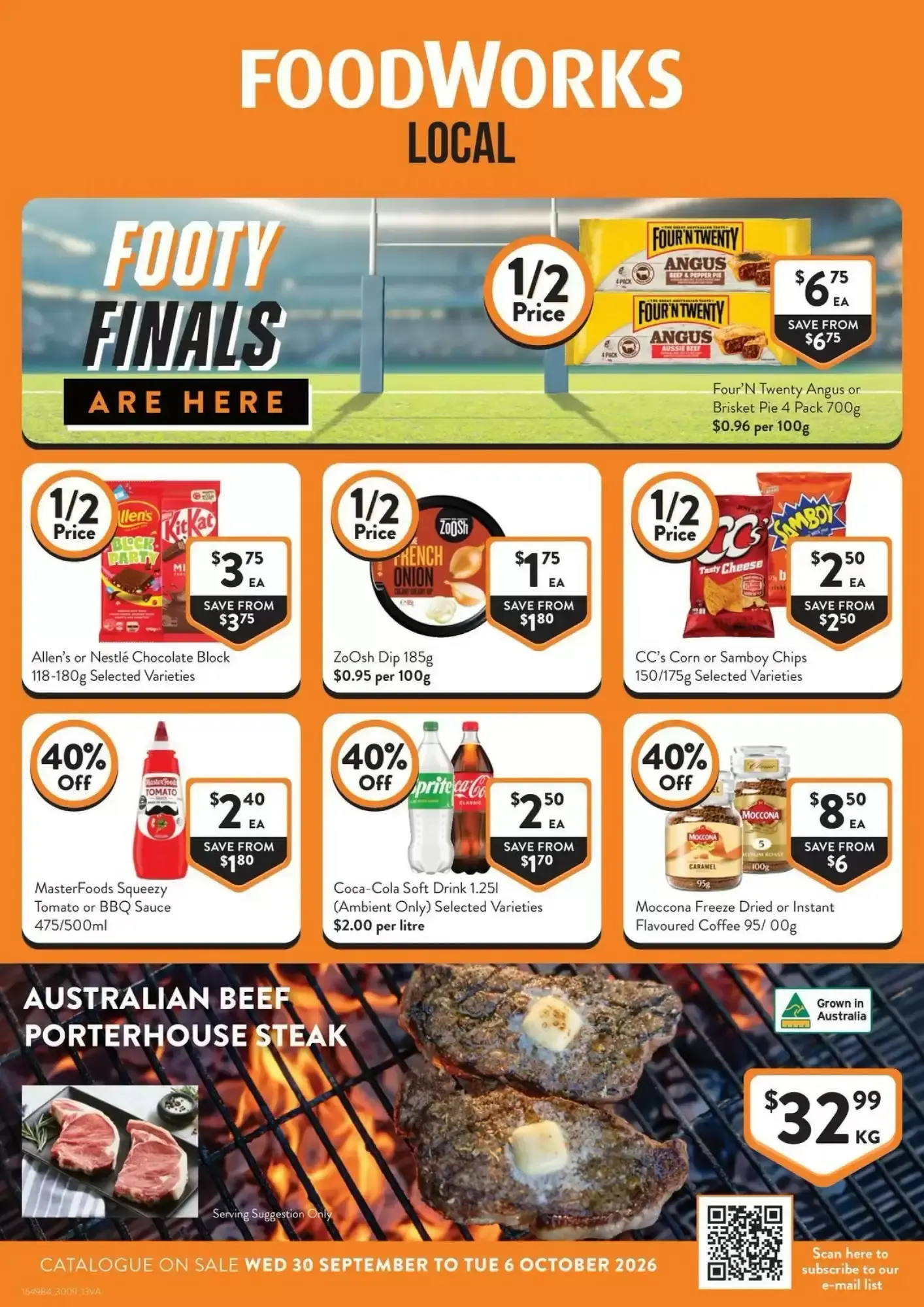 Foodworks Local - Catalogue valid from 30 September to 6 October 2026 - page 1