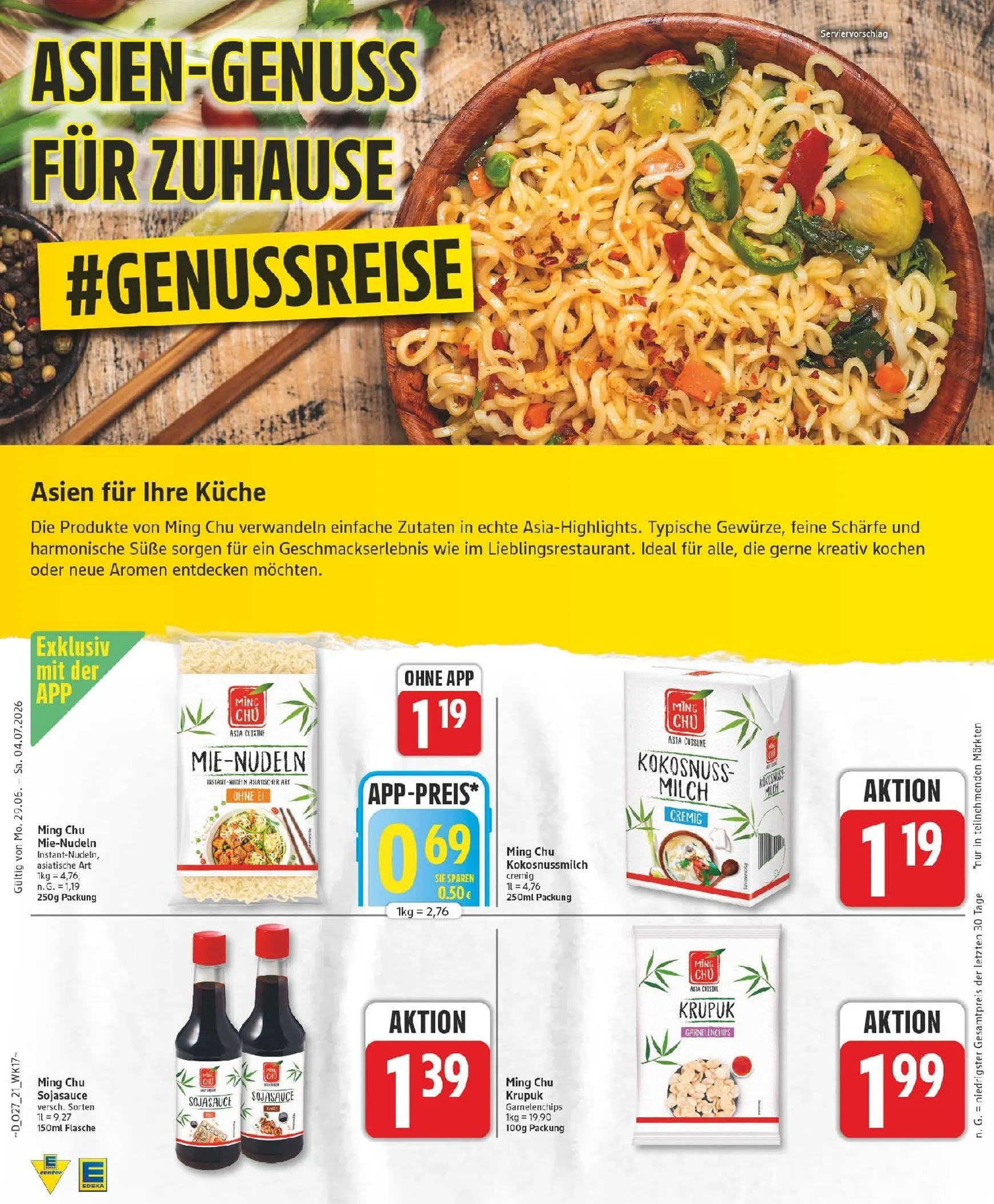 Edeka Prospekt nächste Woche – von Montag 29.06.2026 bis Samstag 04.07.2026 von 29. Juni bis 4. Juli 2026 - Prospekt seite 21
