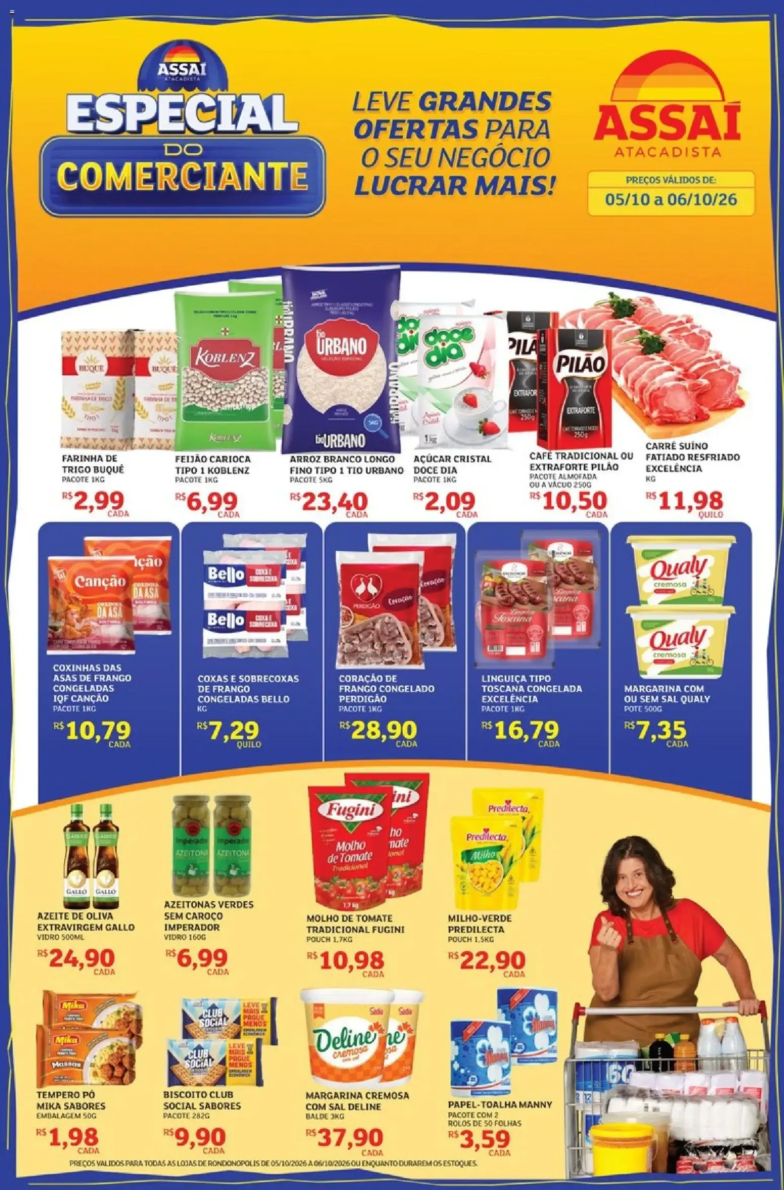 Encarte de Assaí Atacadista ofertas - MT de 05/10/2026 | Promoções Online 5 de outubro até 6 de outubro 2026 - Pagina 1