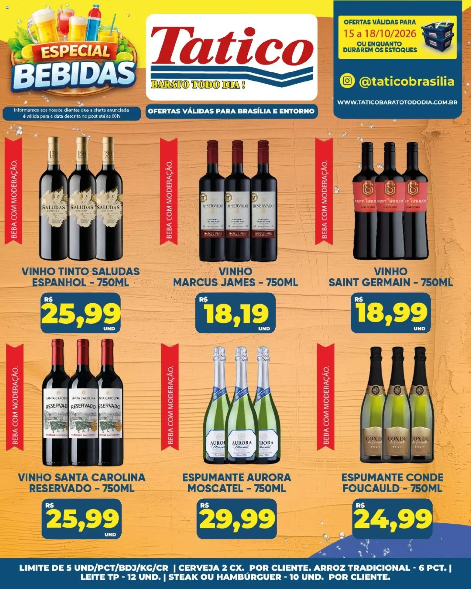 Encarte de Tatico ofertas Fim de Semana de 17/10/2026 | Promoções Online 17 de outubro até 18 de outubro 2026 - Pagina 27