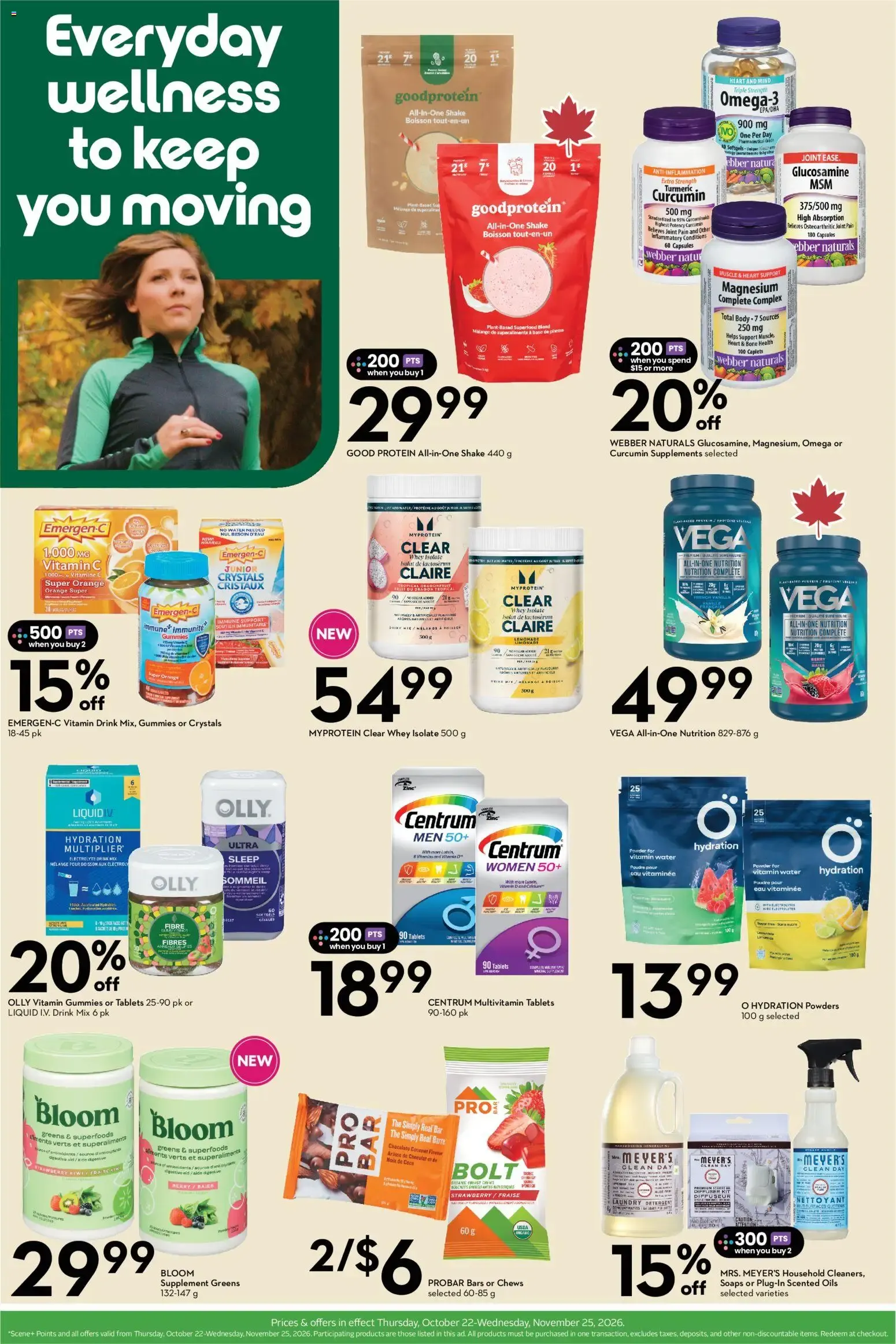 Sobeys: Fall into feeling good - Natural and Wellness Booklet from October 22 to November 25 2026 - flyer page 3