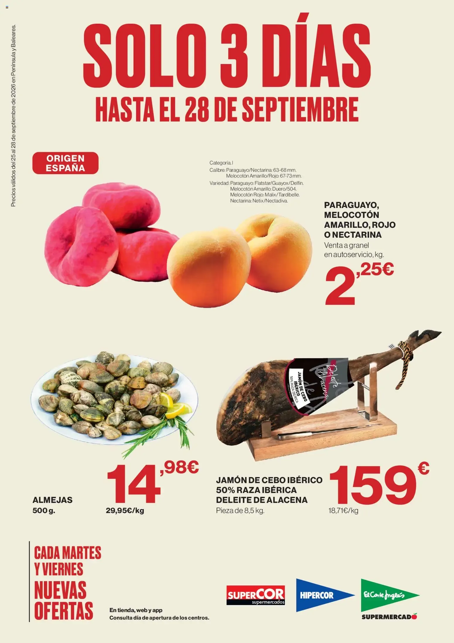Catálogo de Solo 3 Días hasta el 28 de Septiembre 25 de septiembre al 28 de septiembre 2026 - Página 1