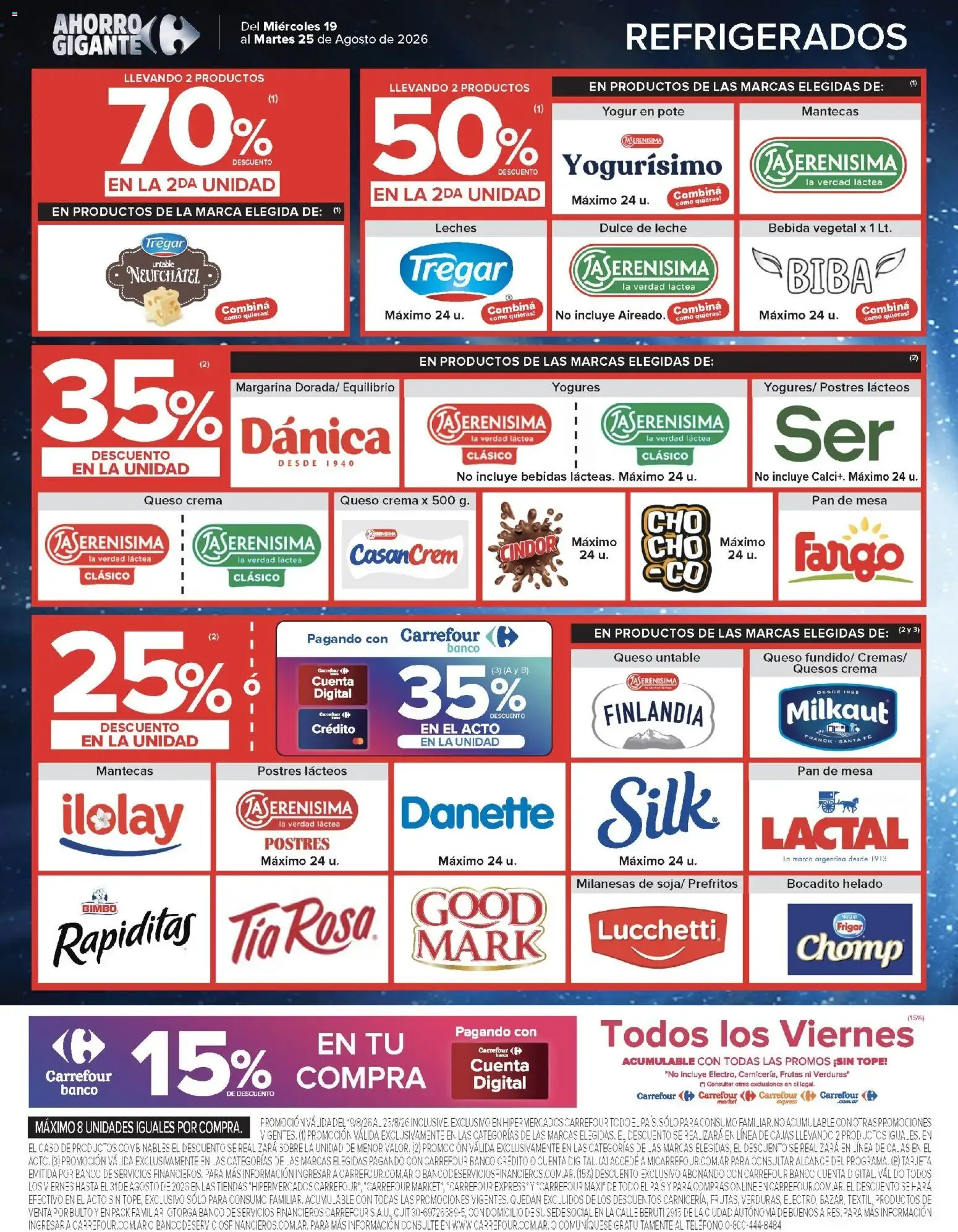 Ofertas de Carrefour Ahorro Gigante: Ofertas Hiper y Market 19 de agosto al 25 de agosto 2026 - Página 9 del catálogo