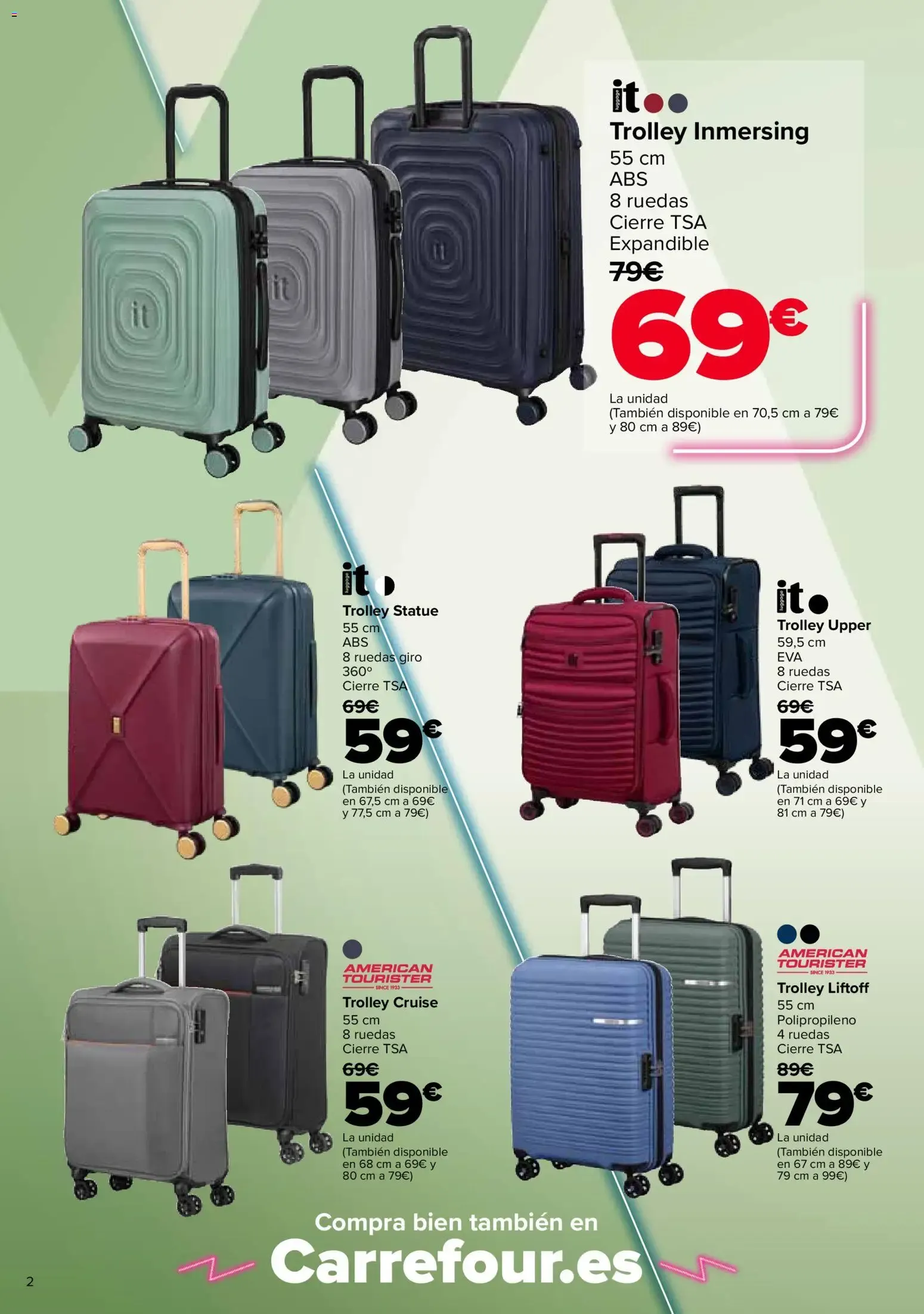 Catálogo de Carrefour Vacaciones del 22/06/2026 | Catálogo 22 de junio al 20 de julio 2026 - Página 2