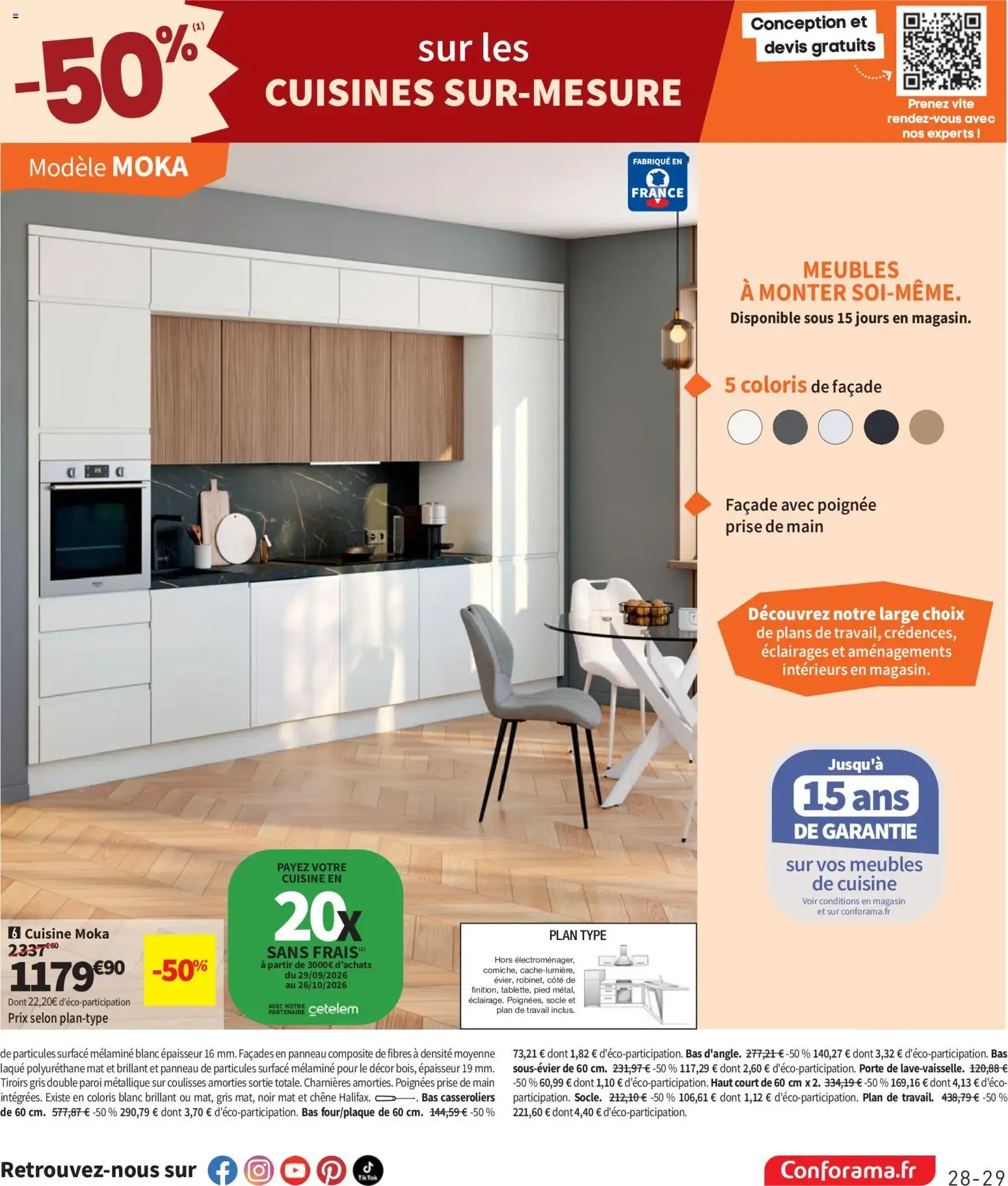 PROMORAMA TENDANCE, DU SALON À LA CUISINE du 29 septembre au 26 octobre 2026 - Catalogue page 29